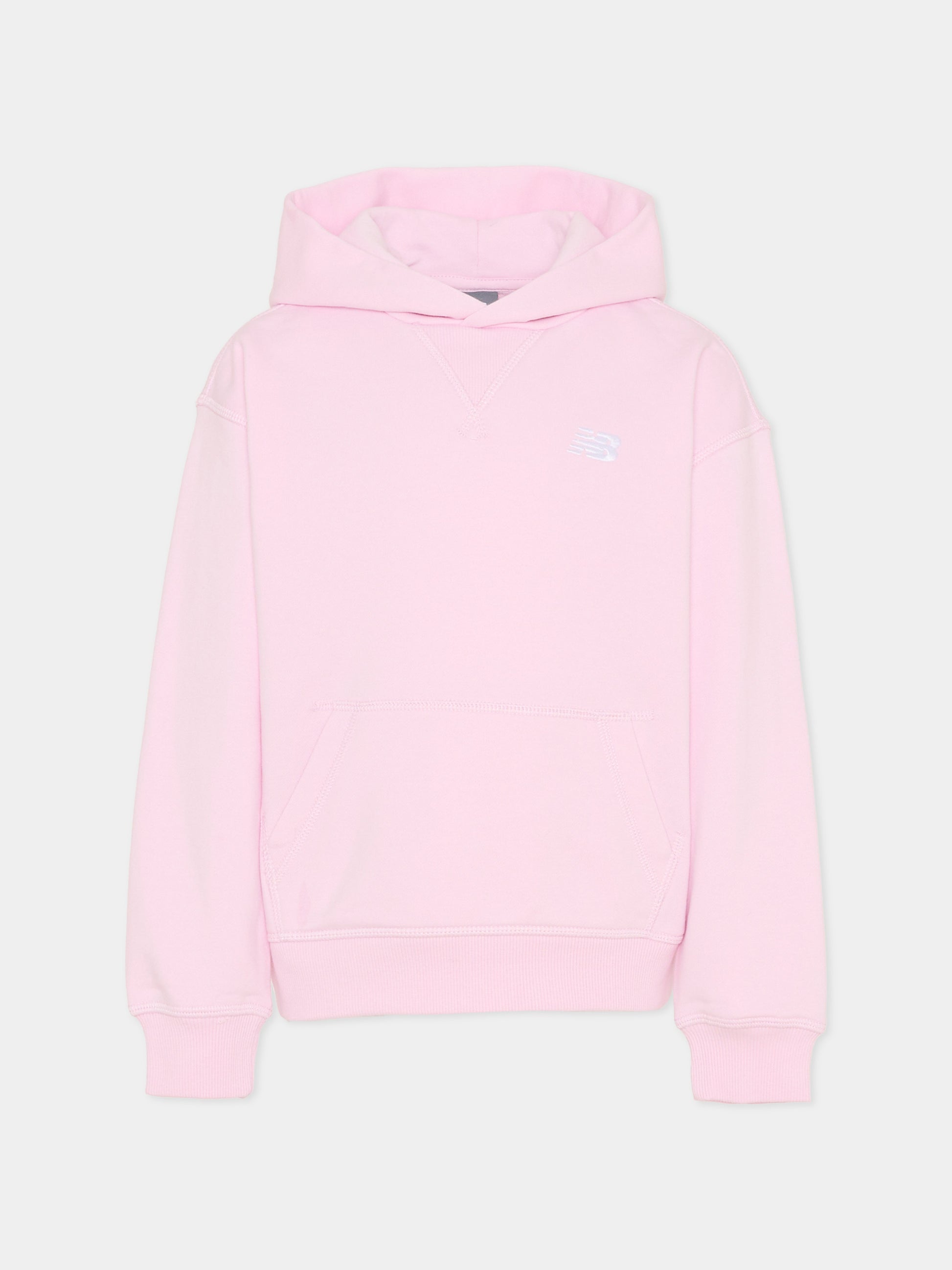 Felpa rosa per bambina con logo,New Balance,LAKG0056 LIR