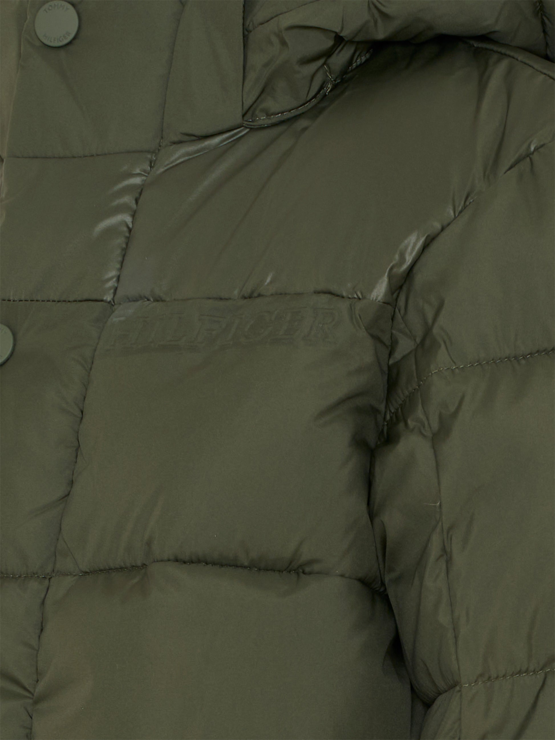 Piumino verde per bambino con logo,Tommy Hilfiger Junior,KB0KB10093 MRH