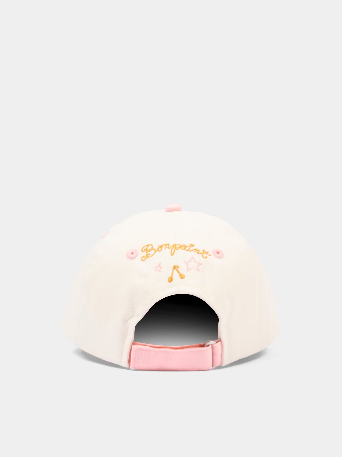 Cappello avorio per bambina con ciliegie,Bonpoint,P06GACW00001 004