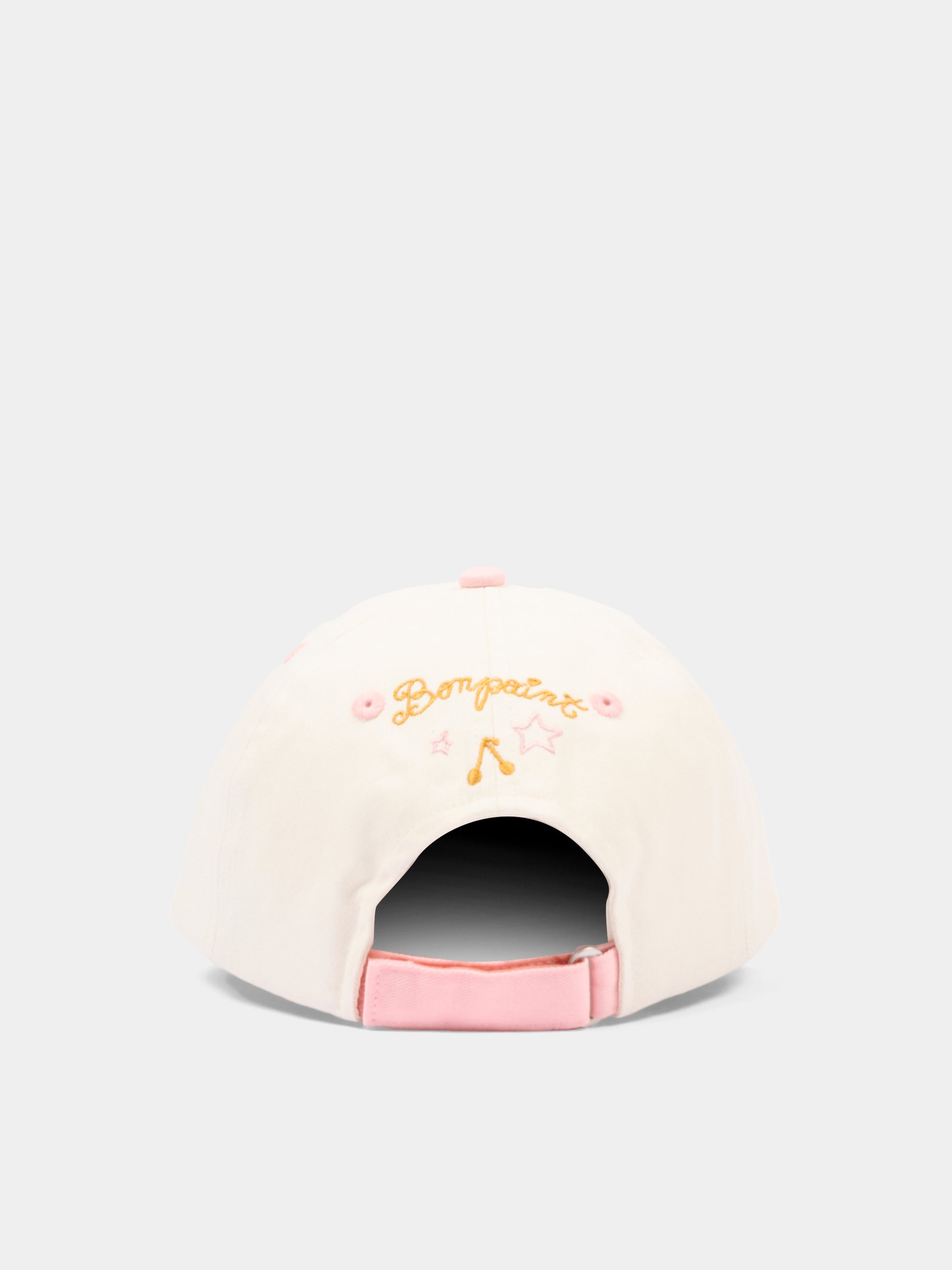 Cappello avorio per bambina con ciliegie,Bonpoint,P06GACW00001 004