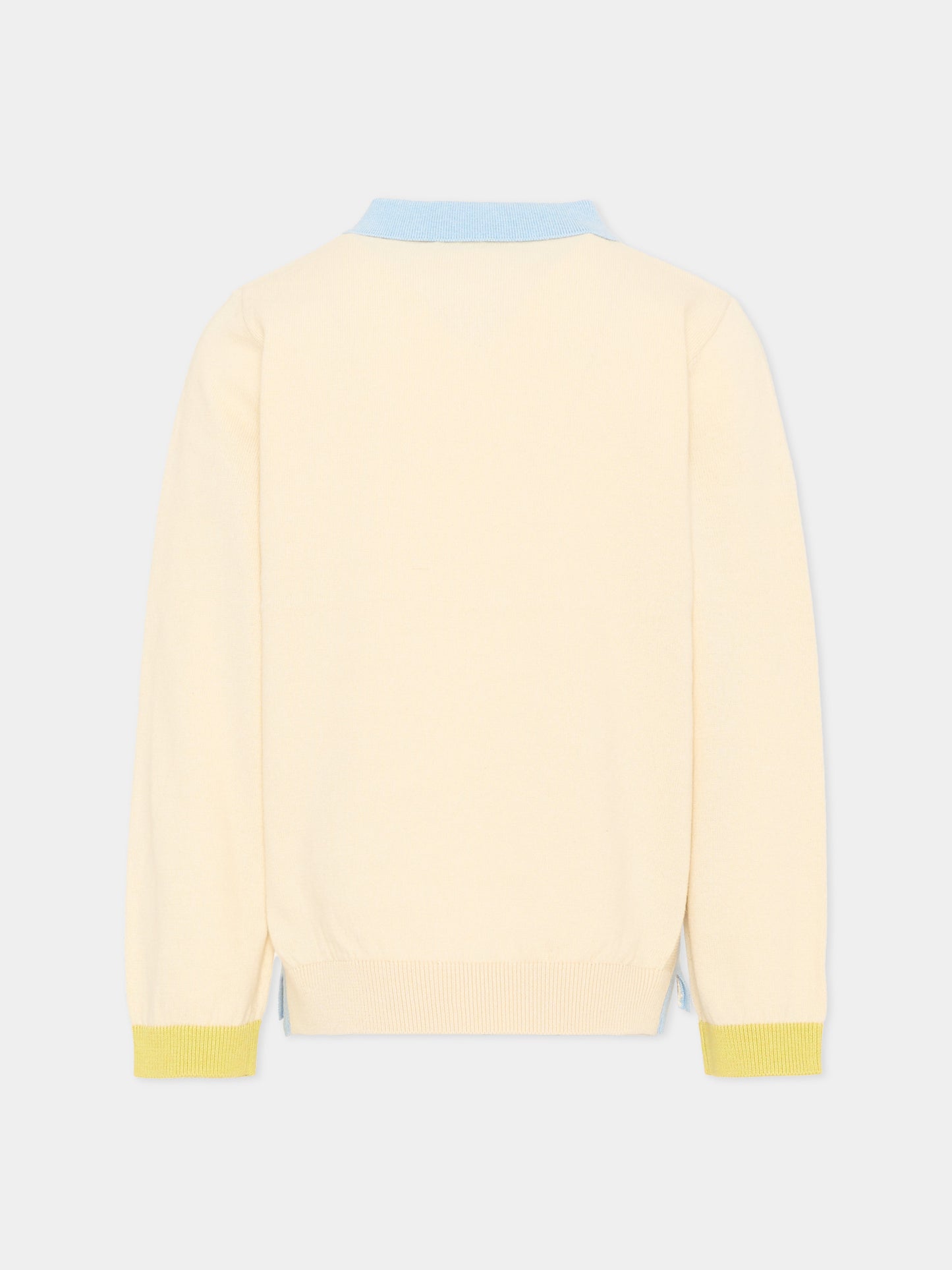 Polo beige a manica lunga per bambino,Bonpoint,P06BJUK00001 103