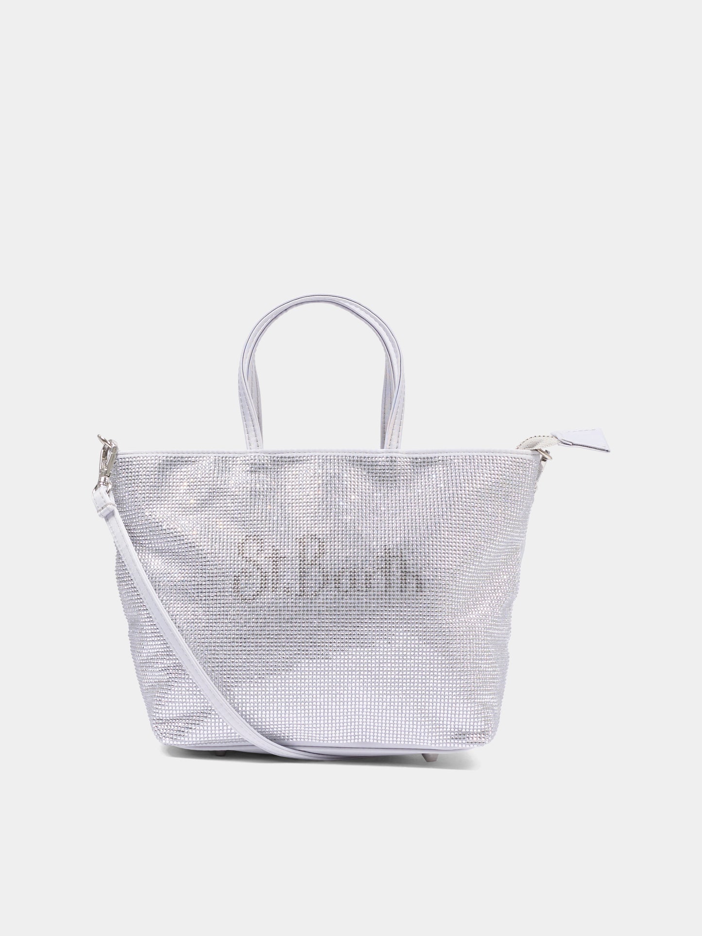 Borsa argento per bambina con strass,Mc2 Saint Barth,SBM0001 01443G