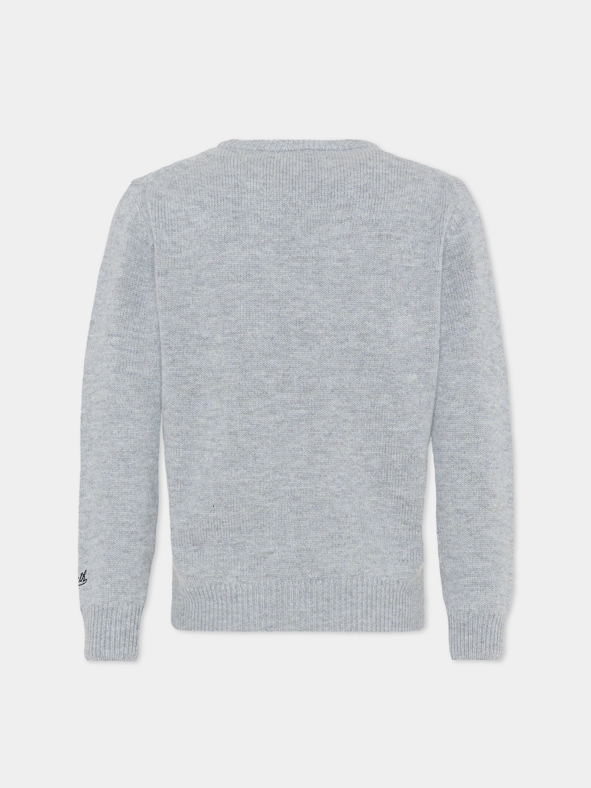 Maglione grigio per bambino con Woodstock,Mc2 Saint Barth,DOU0001 00077I
