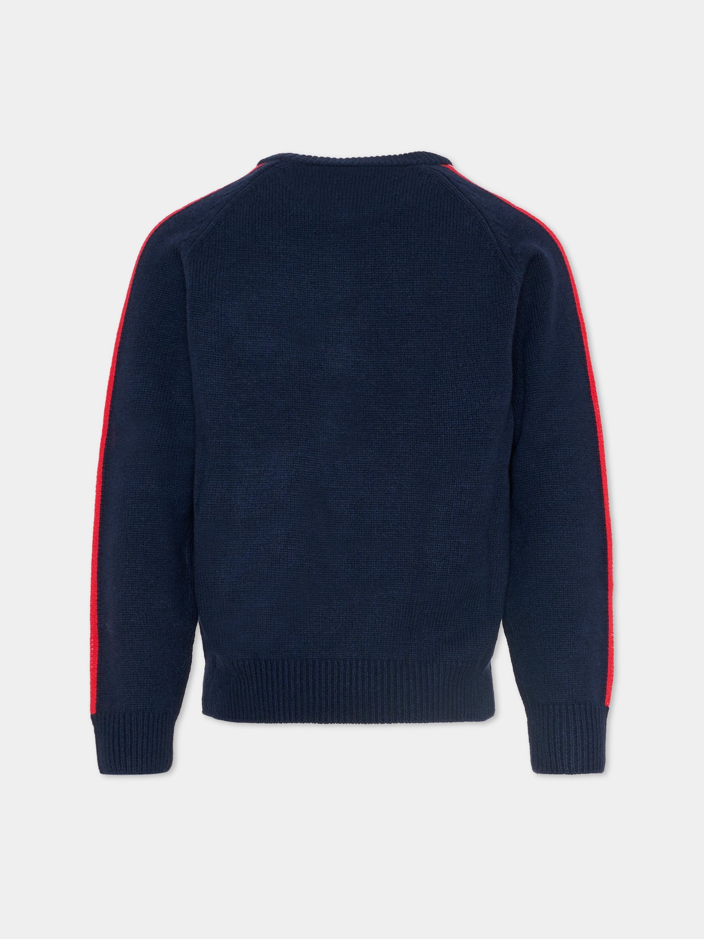 Maglione blu per bambino con Snoopy,Mc2 Saint Barth,DOU0016 00082I