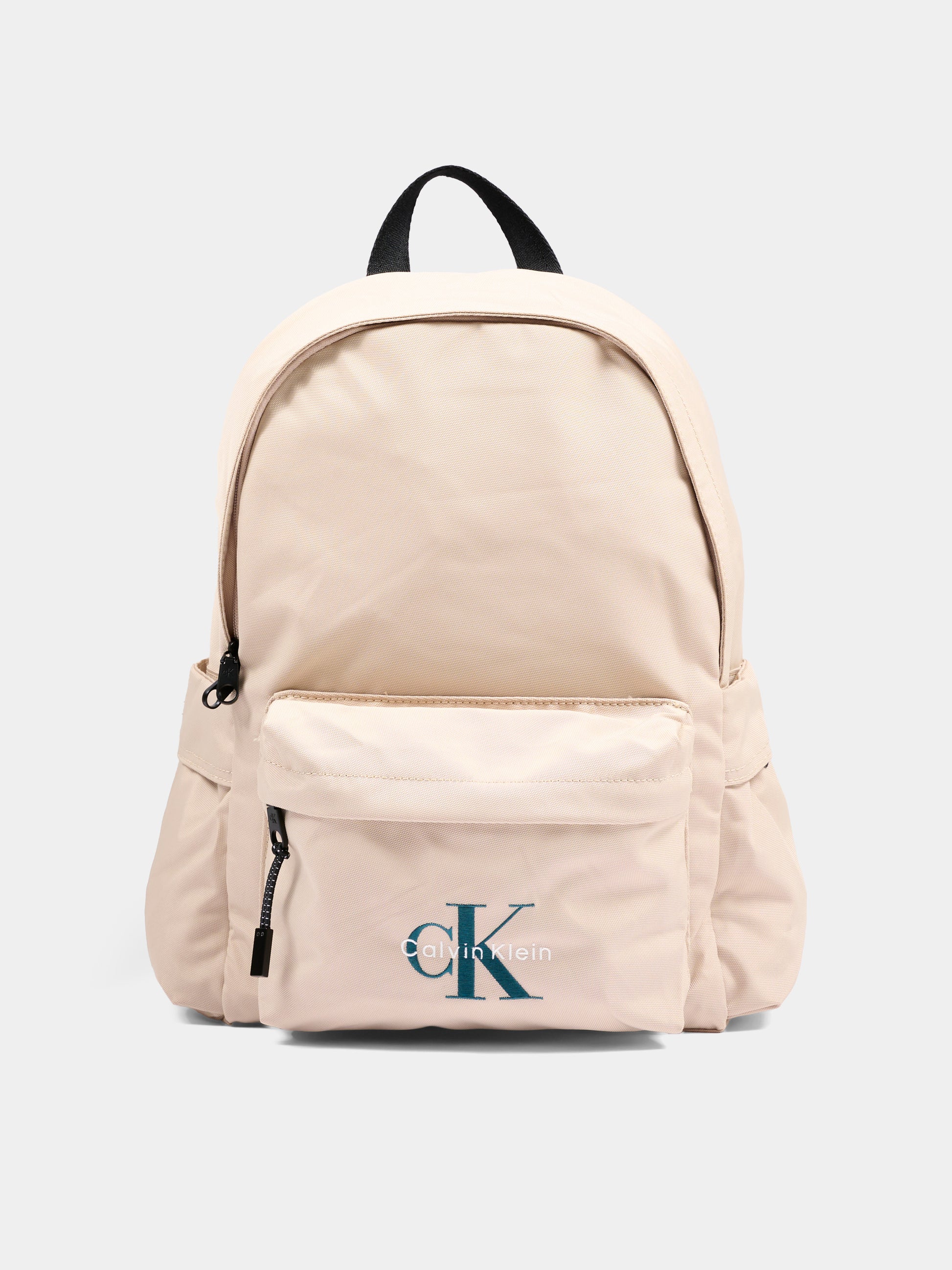 Zaino beige per bambini con logo,Calvin Klein Kids,IU0IU00731 PCV