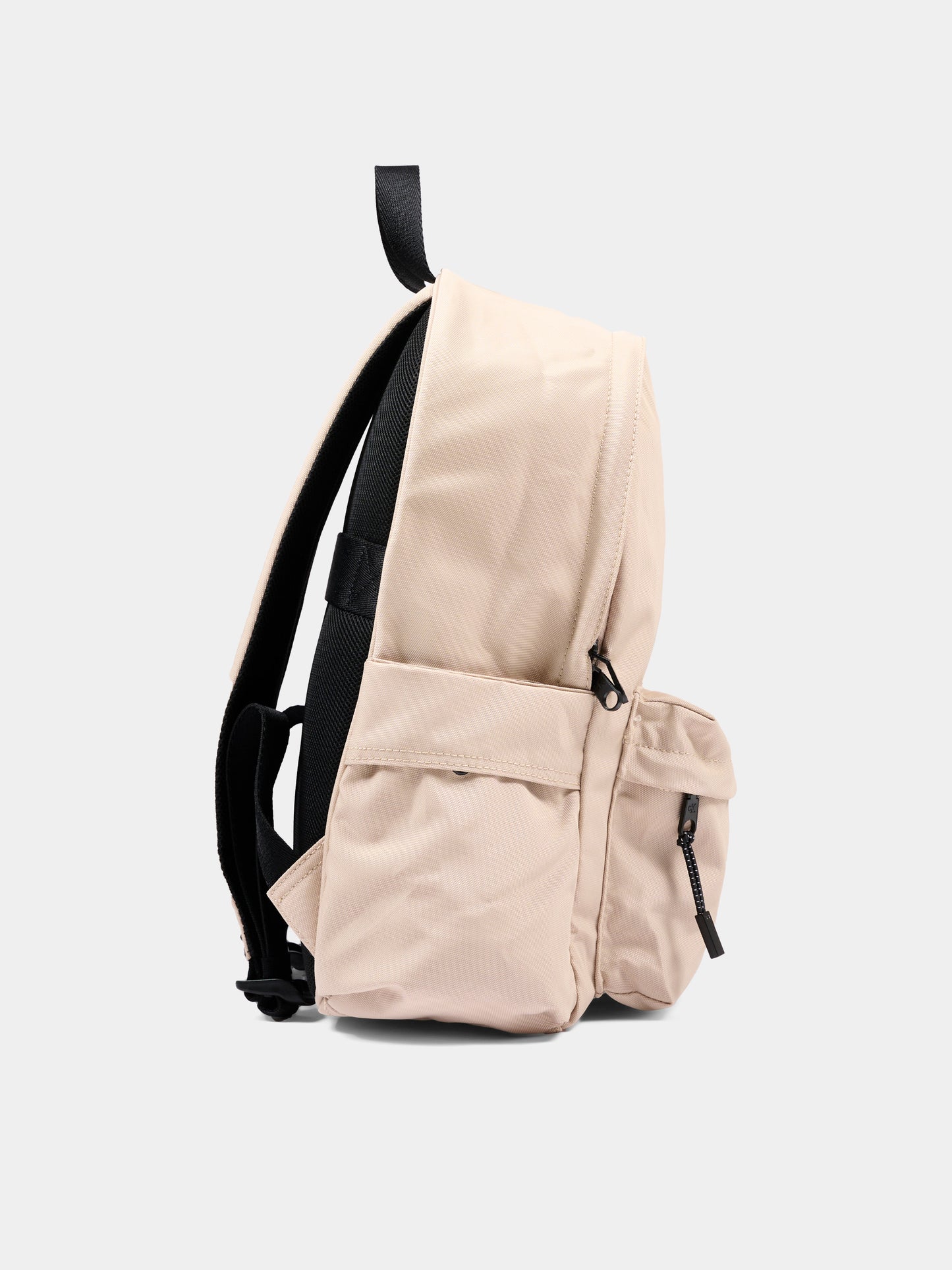 Zaino beige per bambini con logo,Calvin Klein Kids,IU0IU00731 PCV