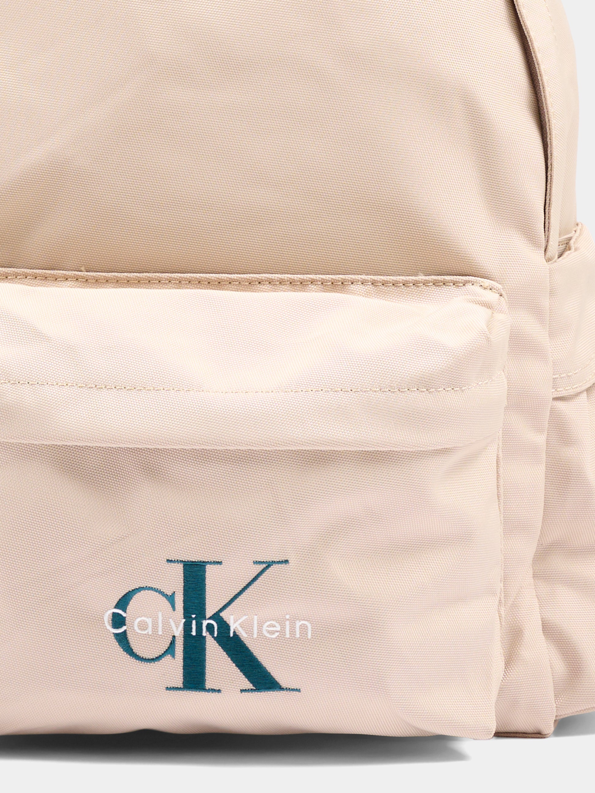 Zaino beige per bambini con logo,Calvin Klein Kids,IU0IU00731 PCV