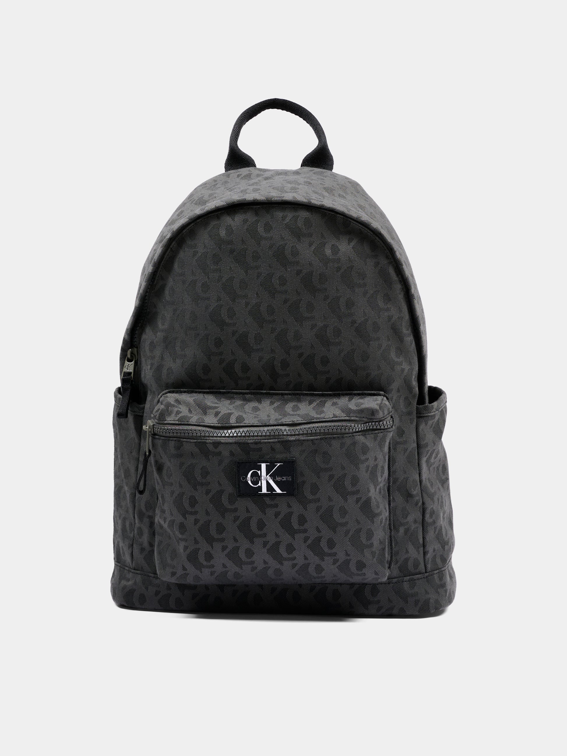 Zaino nero per bambini con logo,Calvin Klein Kids,IU0IU00735 BEH
