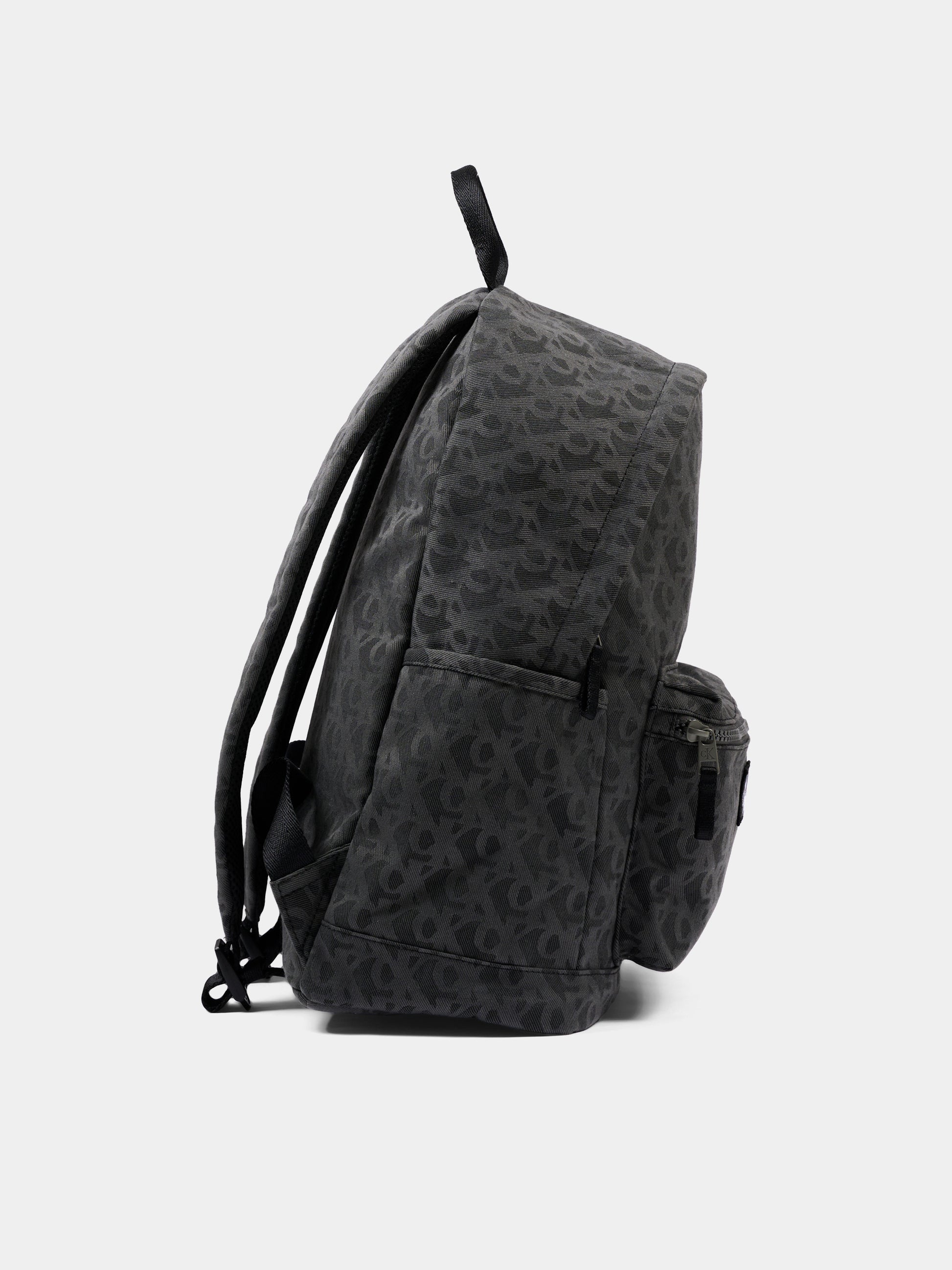 Zaino nero per bambini con logo,Calvin Klein Kids,IU0IU00735 BEH