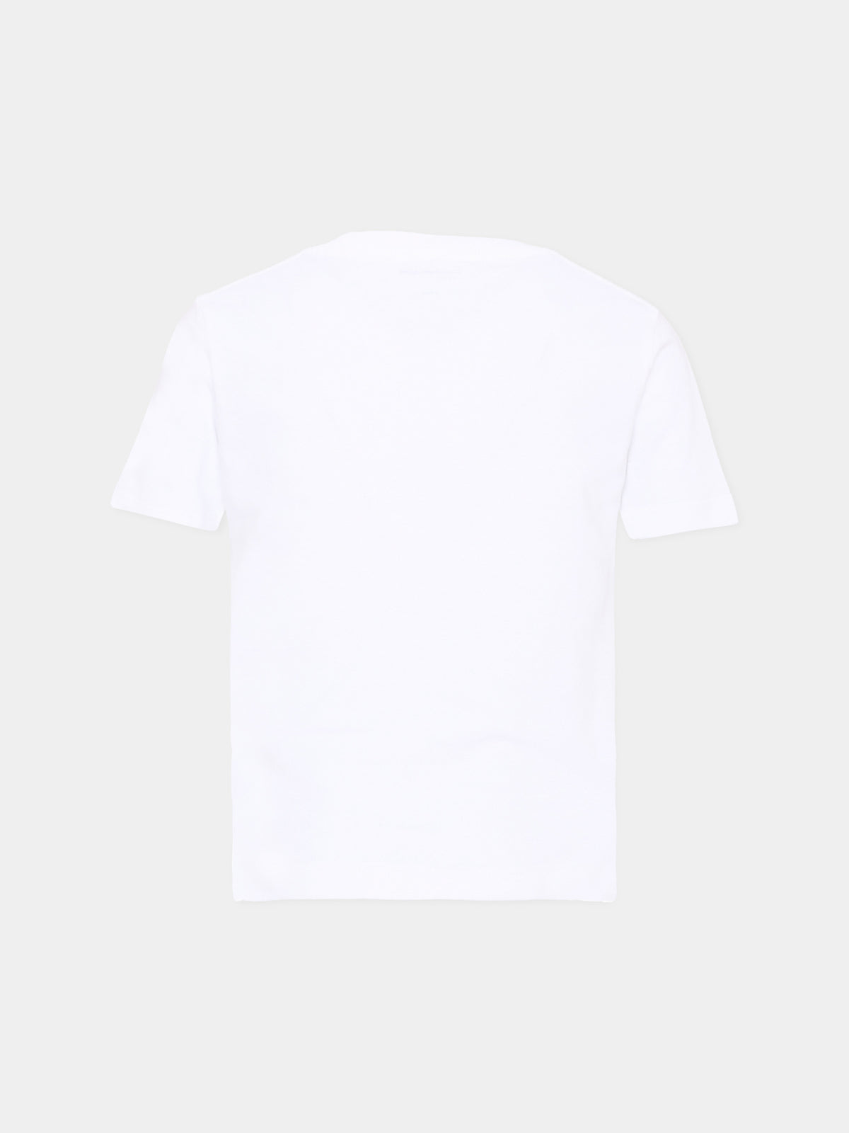 T-Shirt bianca per bambini con logo,Calvin Klein Kids,LV1CKTJA16 YAF