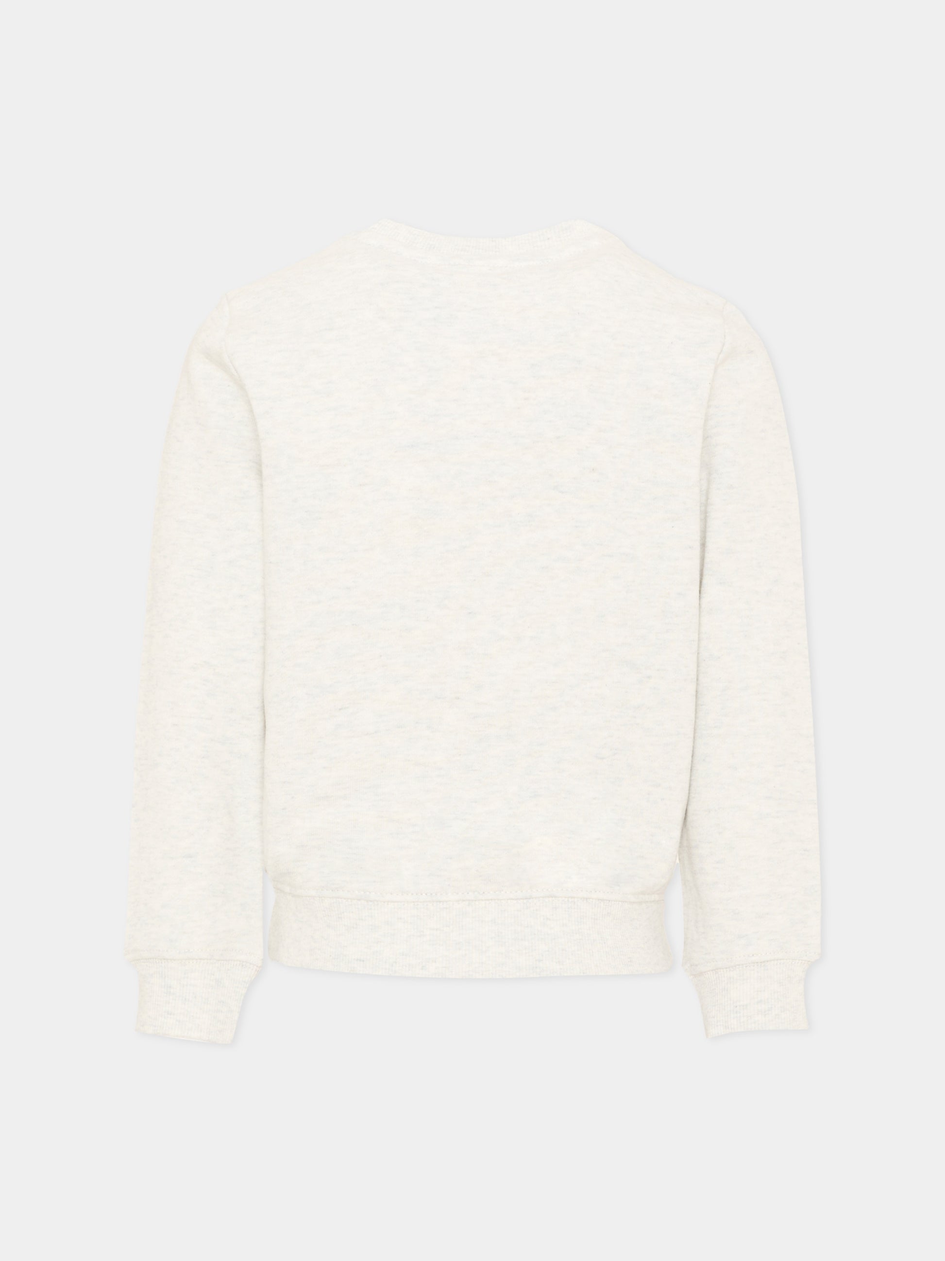 Felpa grigia per bambini con logo,Calvin Klein Kids,LV1CKTJB07 PMT