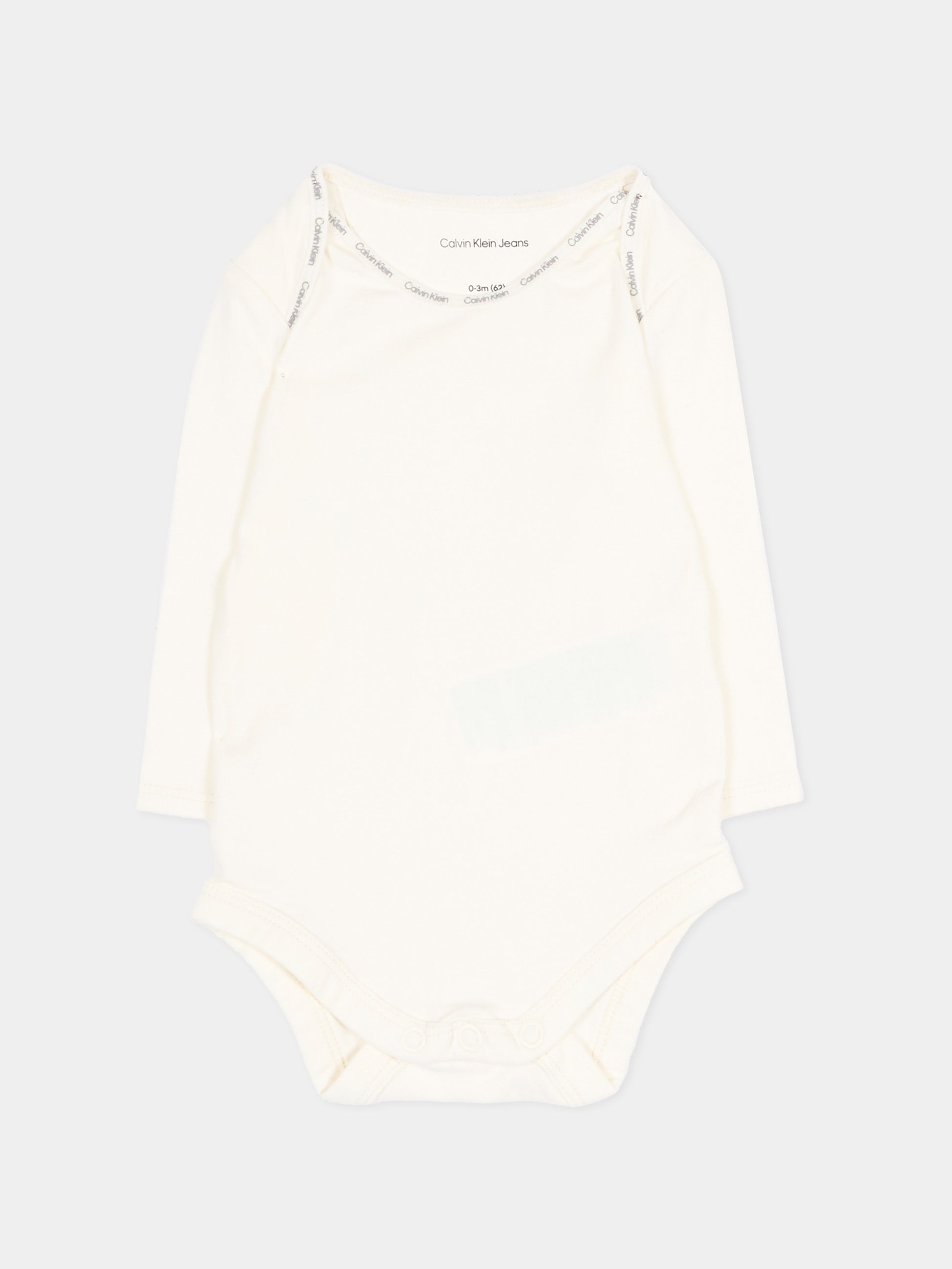 Set body multicolor per neonati con logo,Calvin Klein Kids,LV1CKTJN00 BEH