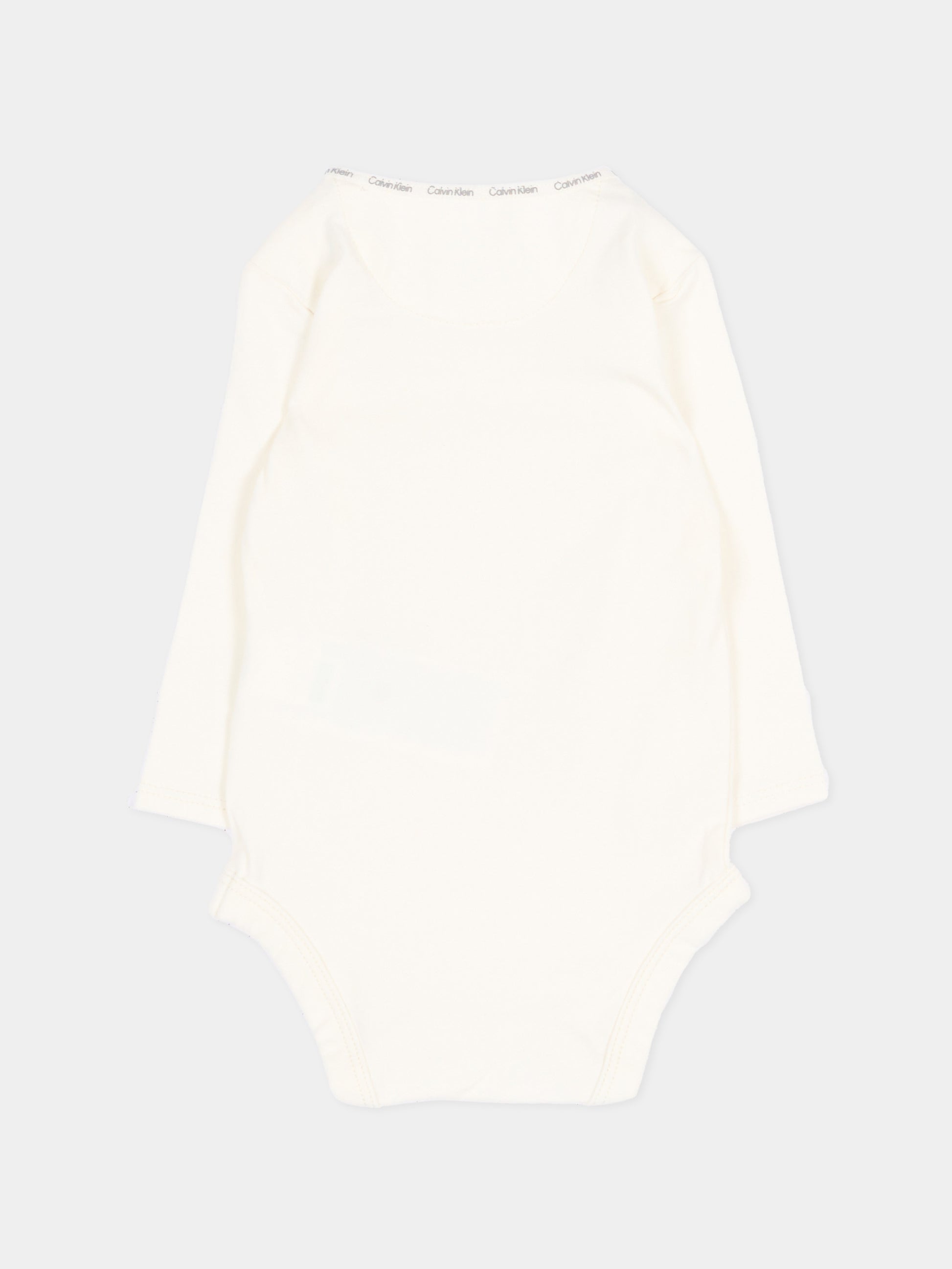 Set body multicolor per neonati con logo,Calvin Klein Kids,LV1CKTJN00 BEH