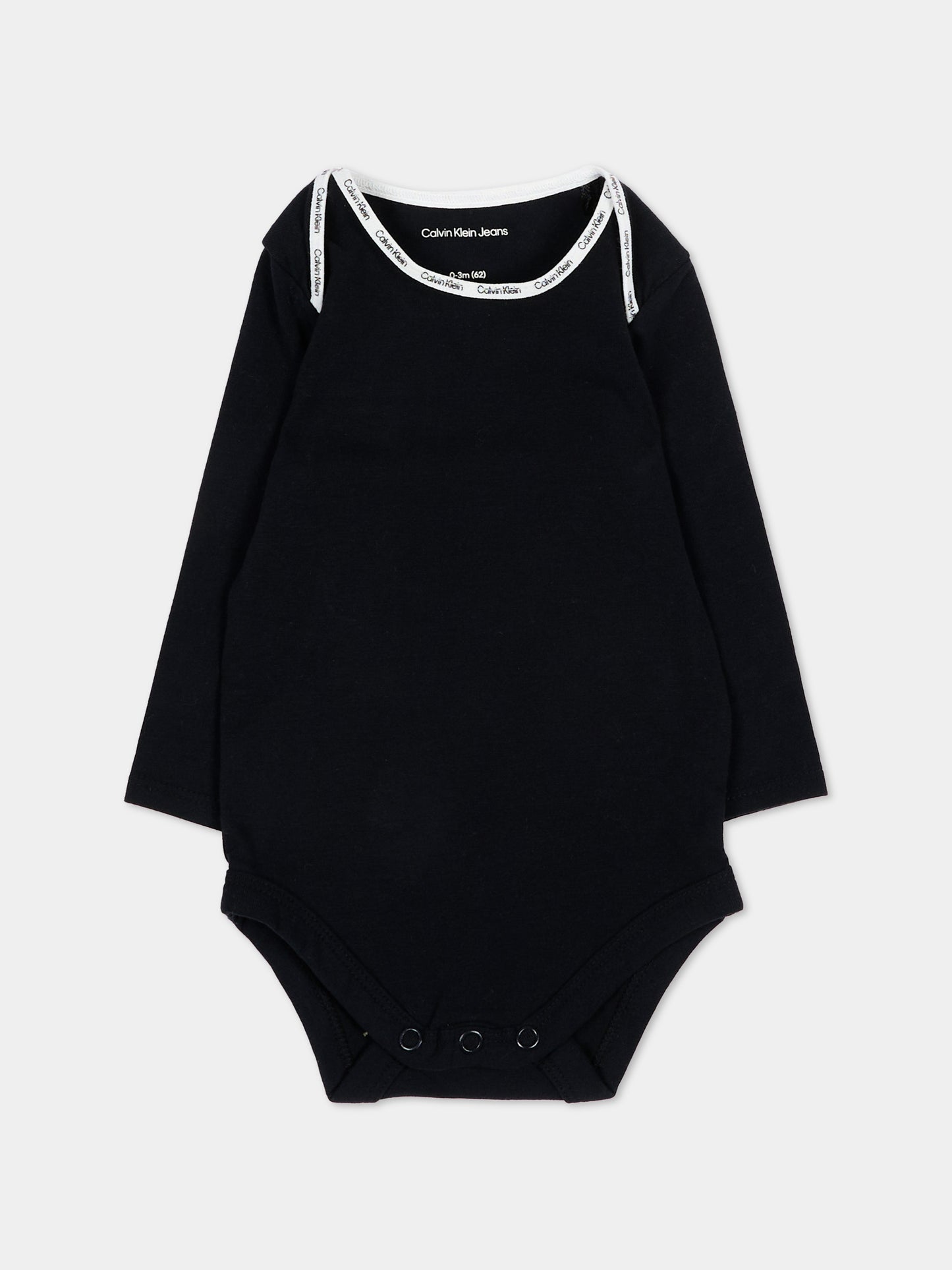 Set body multicolor per neonati con logo,Calvin Klein Kids,LV1CKTJN00 BEH