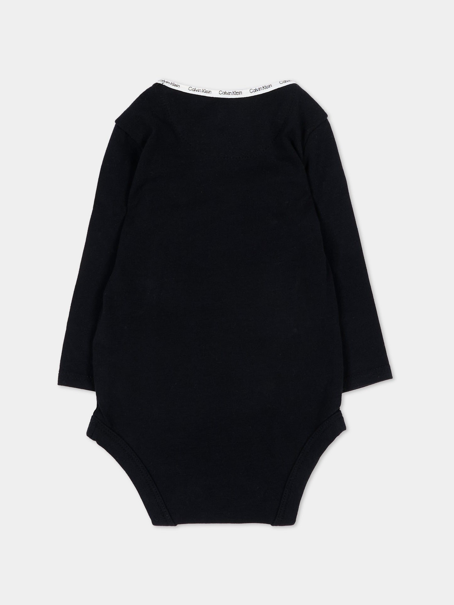 Set body multicolor per neonati con logo,Calvin Klein Kids,LV1CKTJN00 BEH