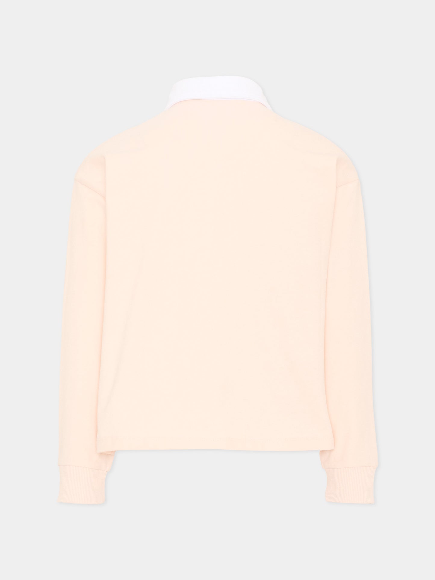 Polo rosa per bambina con logo,Calvin Klein Kids,LVCKTJB28G T0R
