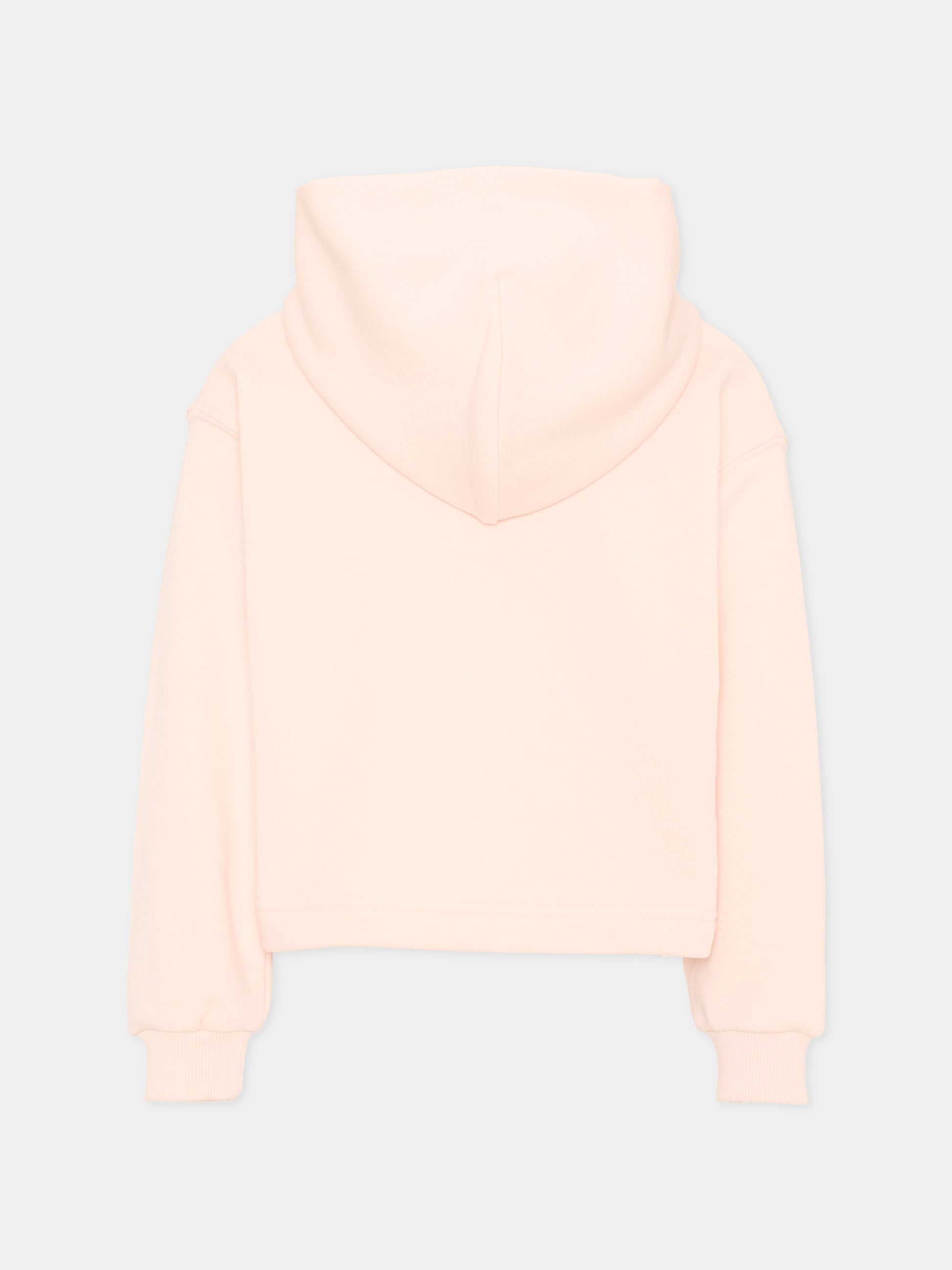 Felpa rosa per bambina con logo,Calvin Klein Kids,LVCKTJB36G T0R