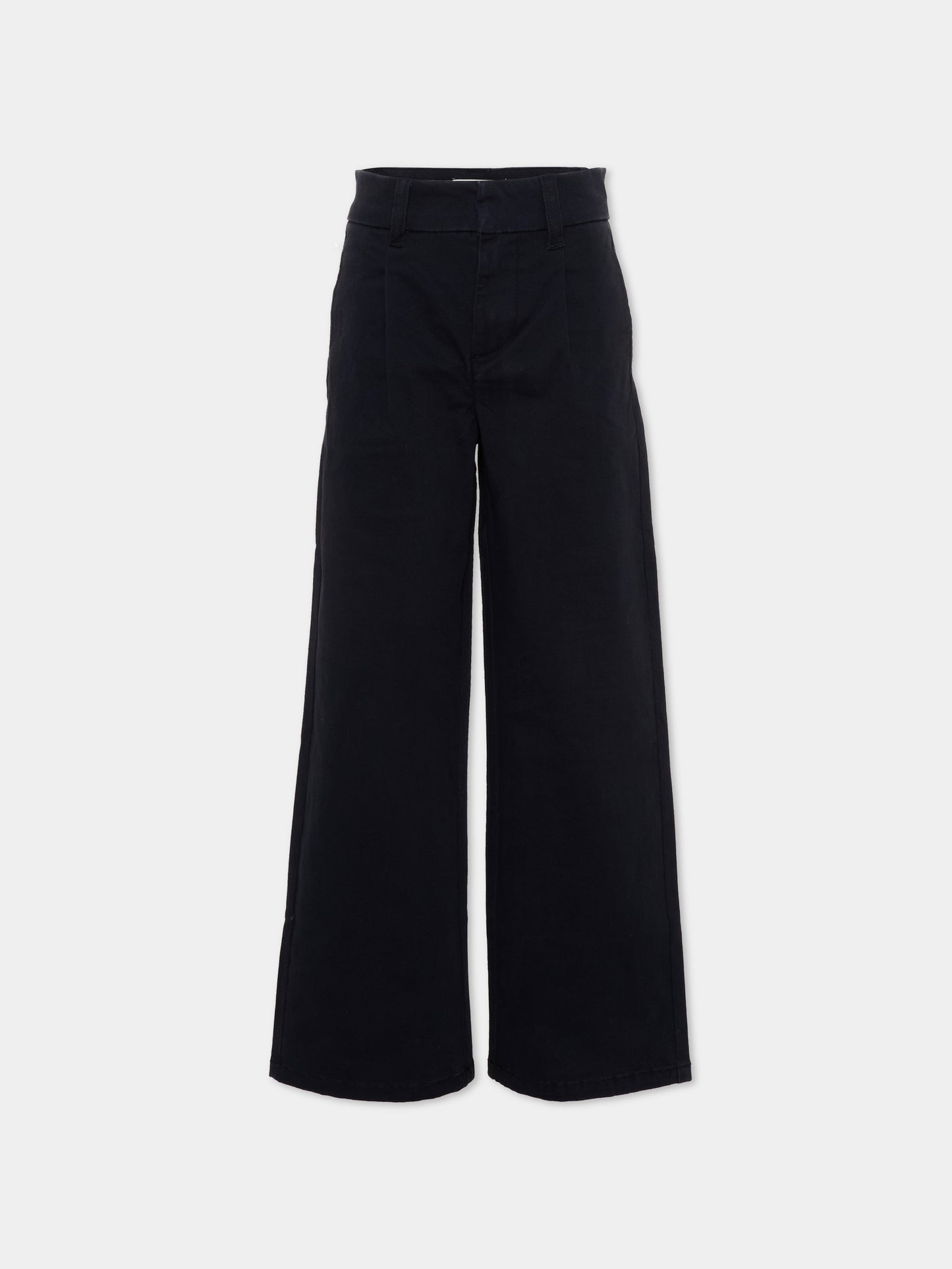 Pantaloni neri per bambino a gamba ampia,Calvin Klein Kids,LVCKTJC17B BEH