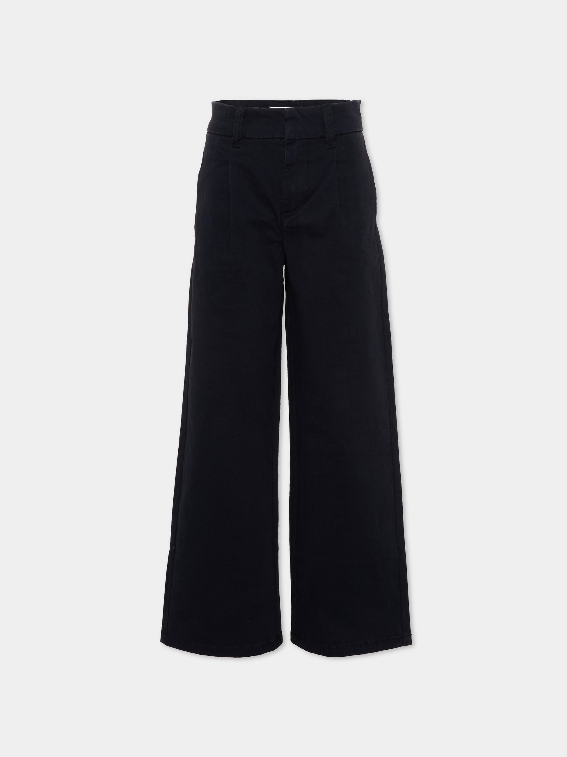 Pantaloni neri per bambino a gamba ampia,Calvin Klein Kids,LVCKTJC17B BEH