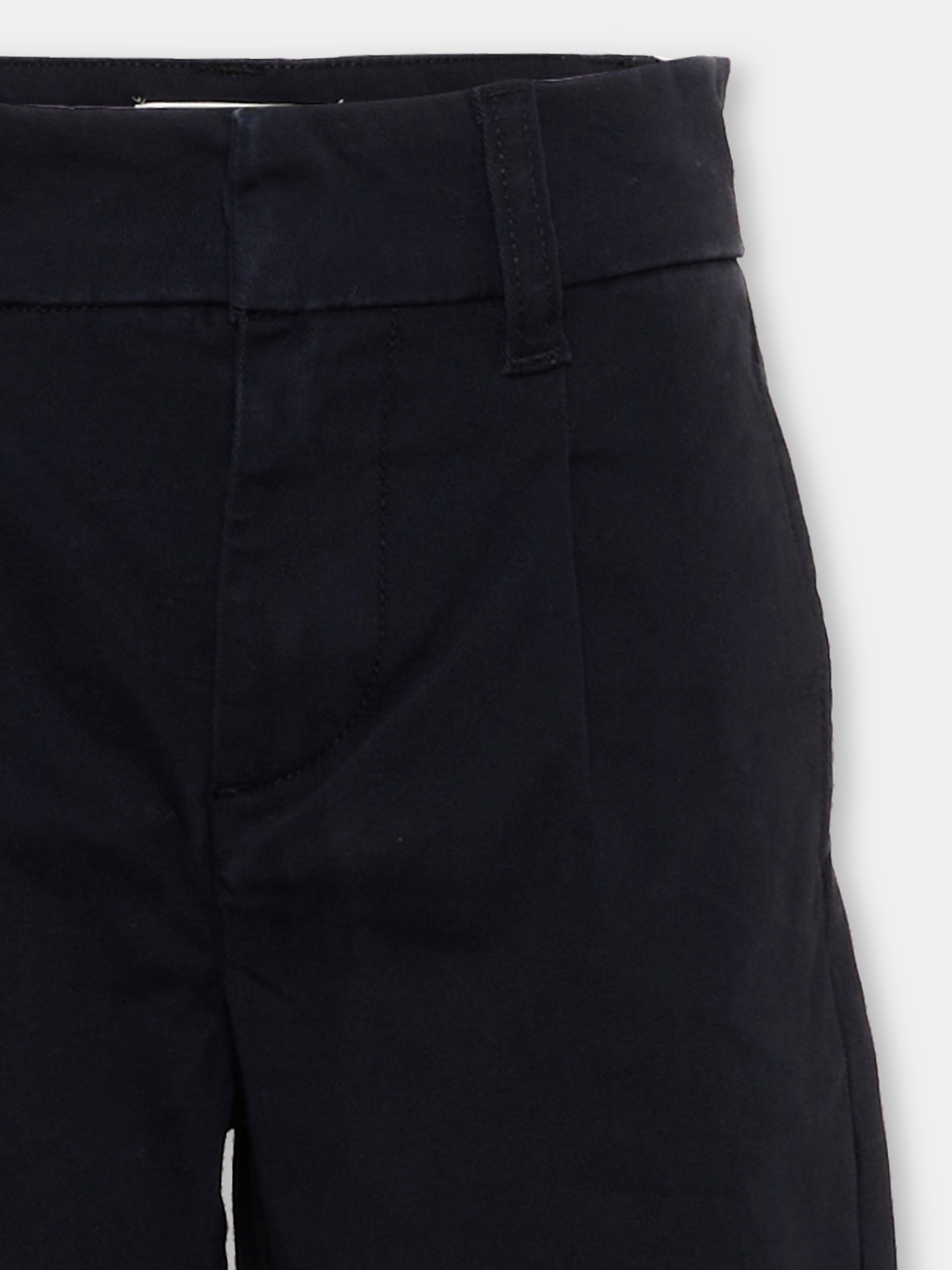 Pantaloni neri per bambino a gamba ampia,Calvin Klein Kids,LVCKTJC17B BEH