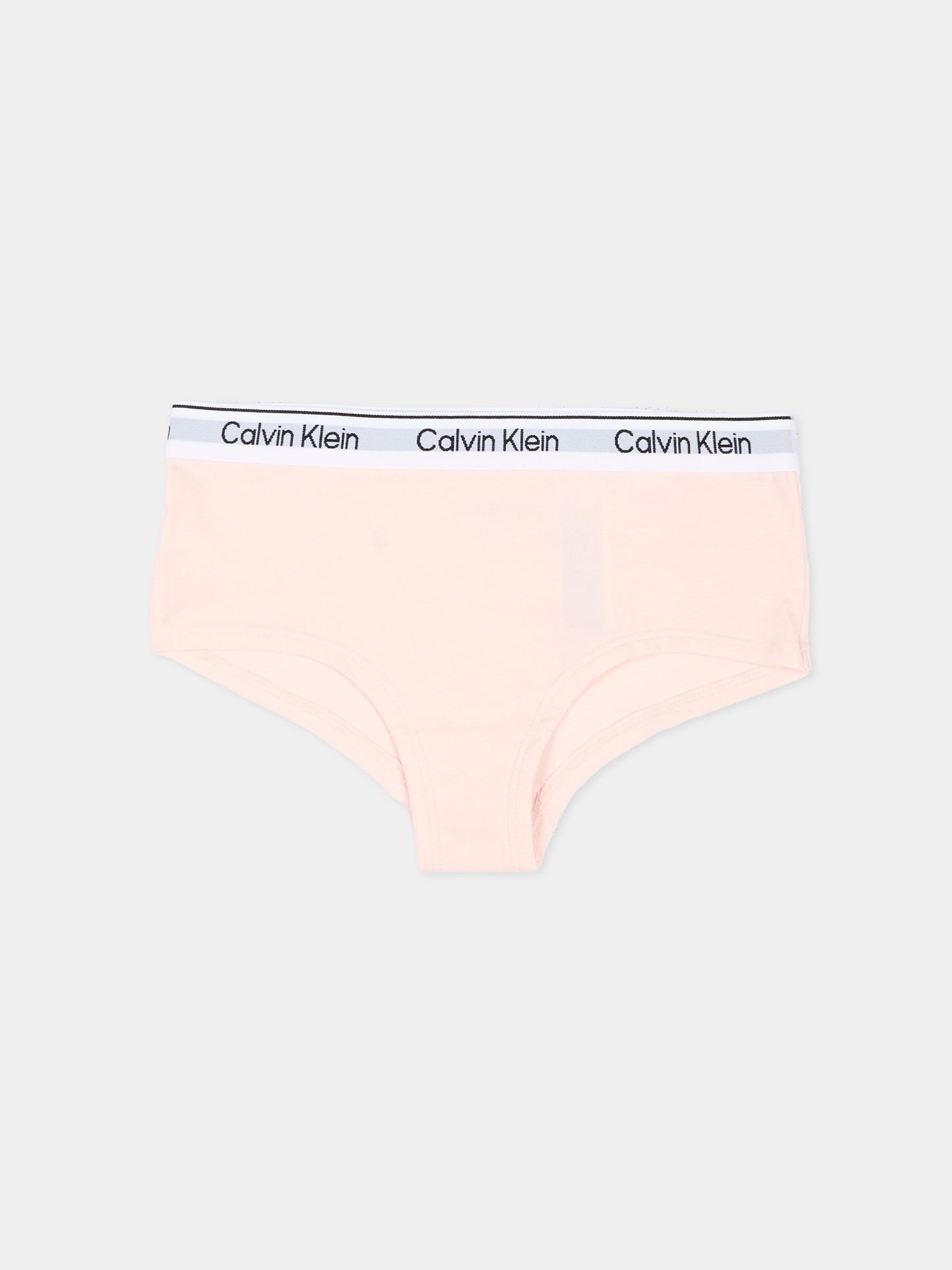 Slip rosa per bambina con logo,Calvin Klein Kids,G80G800727 0VX