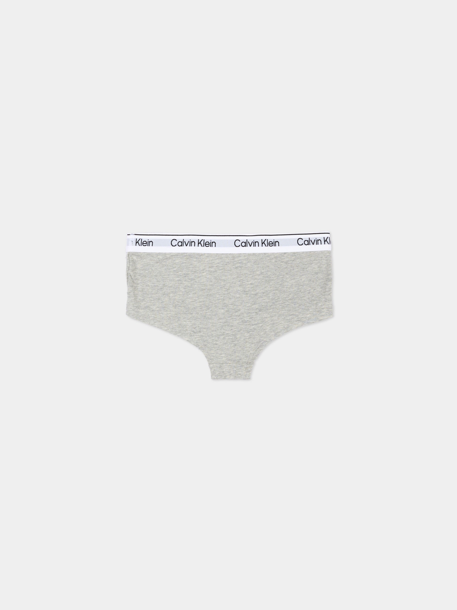 Slip rosa per bambina con logo,Calvin Klein Kids,G80G800727 0VX