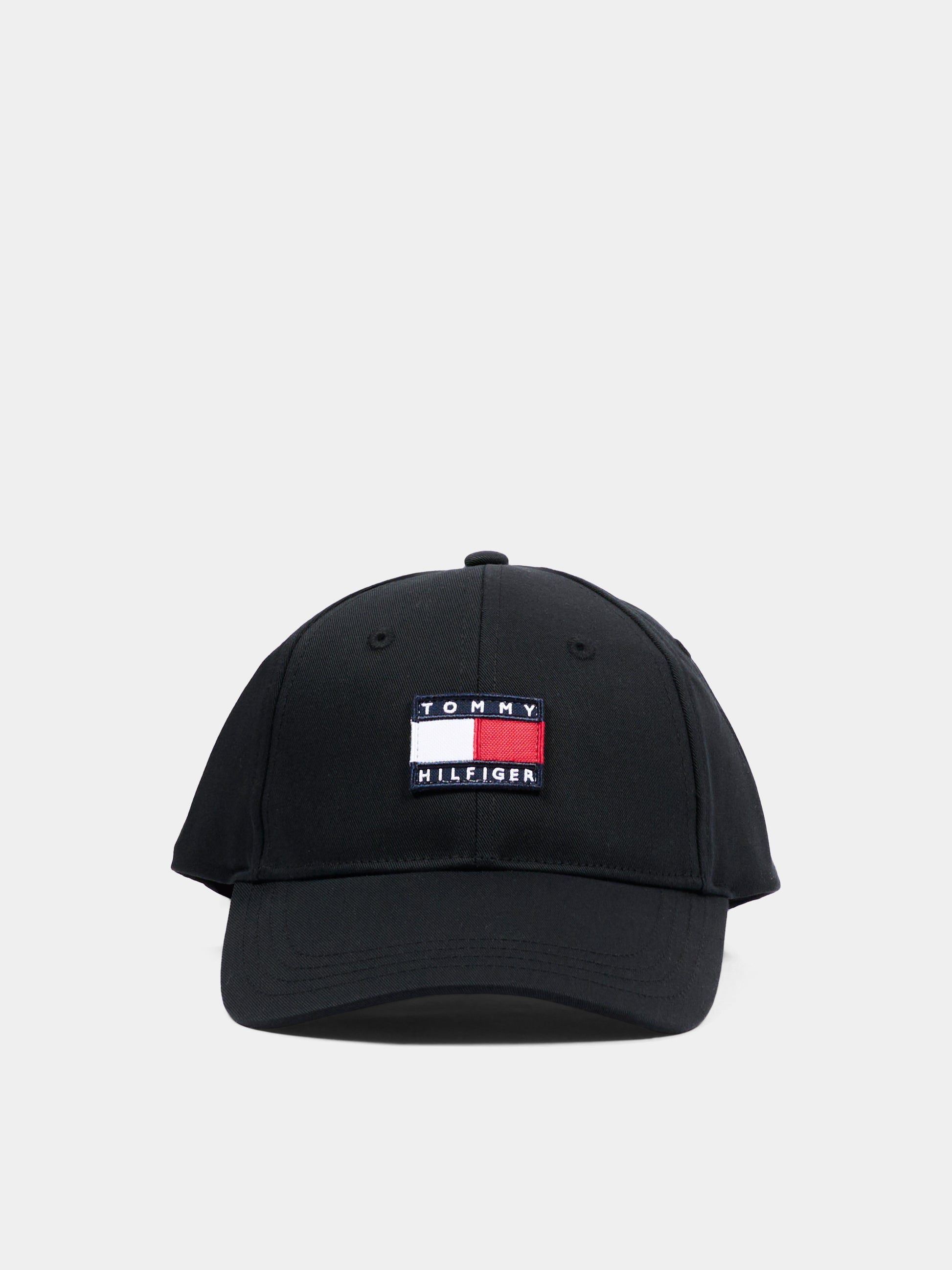 Cappello nero per bambini con logo,Tommy Hilfiger Junior,KA0KA00033 BDS