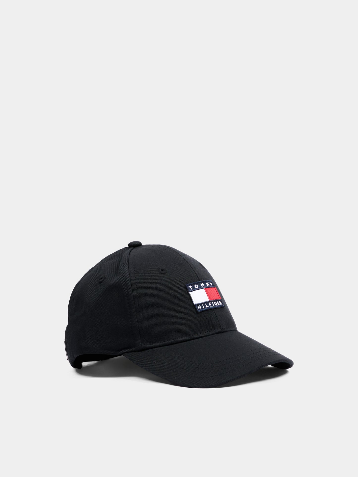 Cappello nero per bambini con logo,Tommy Hilfiger Junior,KA0KA00033 BDS