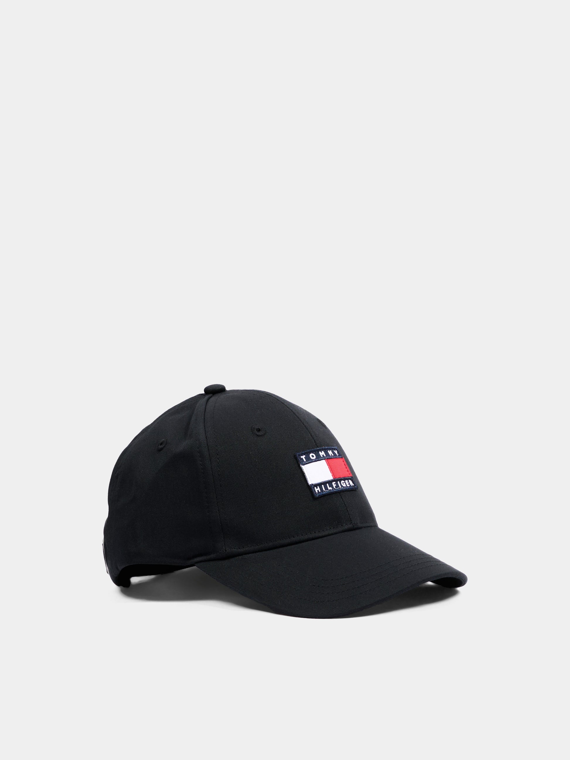 Cappello nero per bambini con logo,Tommy Hilfiger Junior,KA0KA00033 BDS