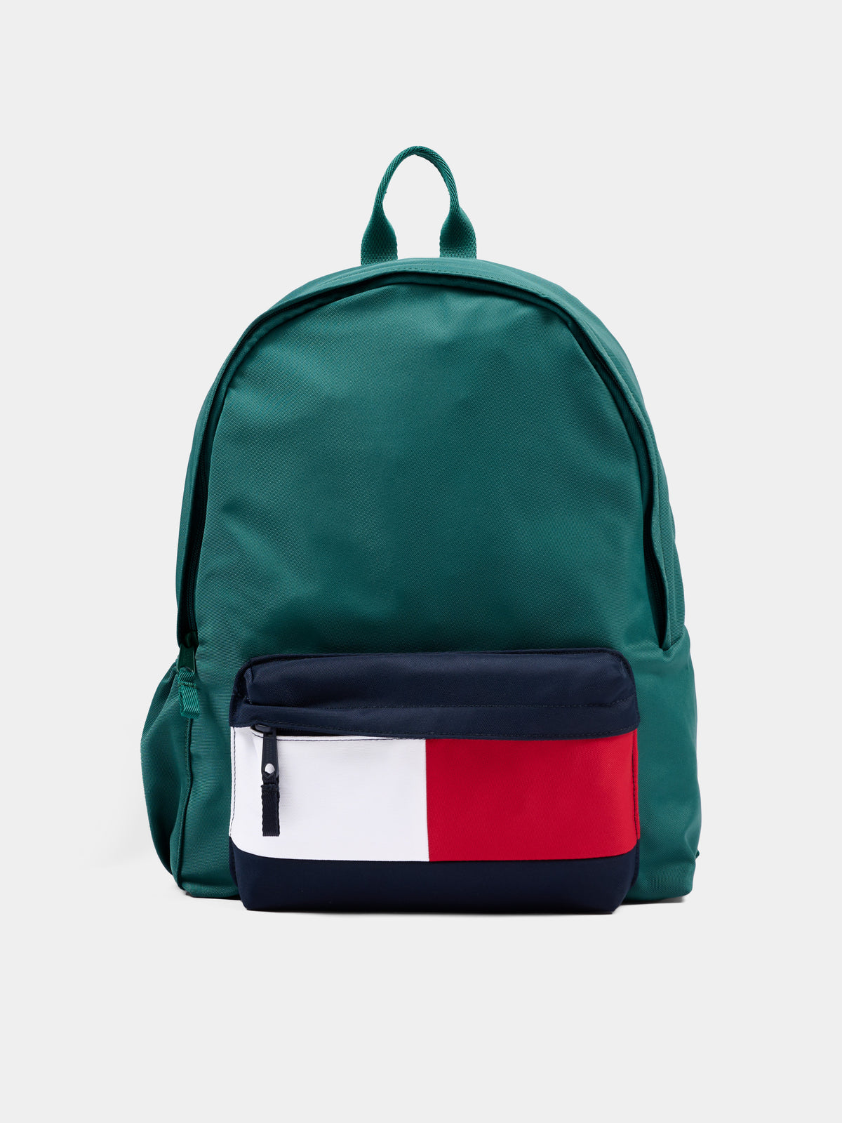 Zaino verde per bambini con logo,Tommy Hilfiger Junior,KA0KA00115 L6N