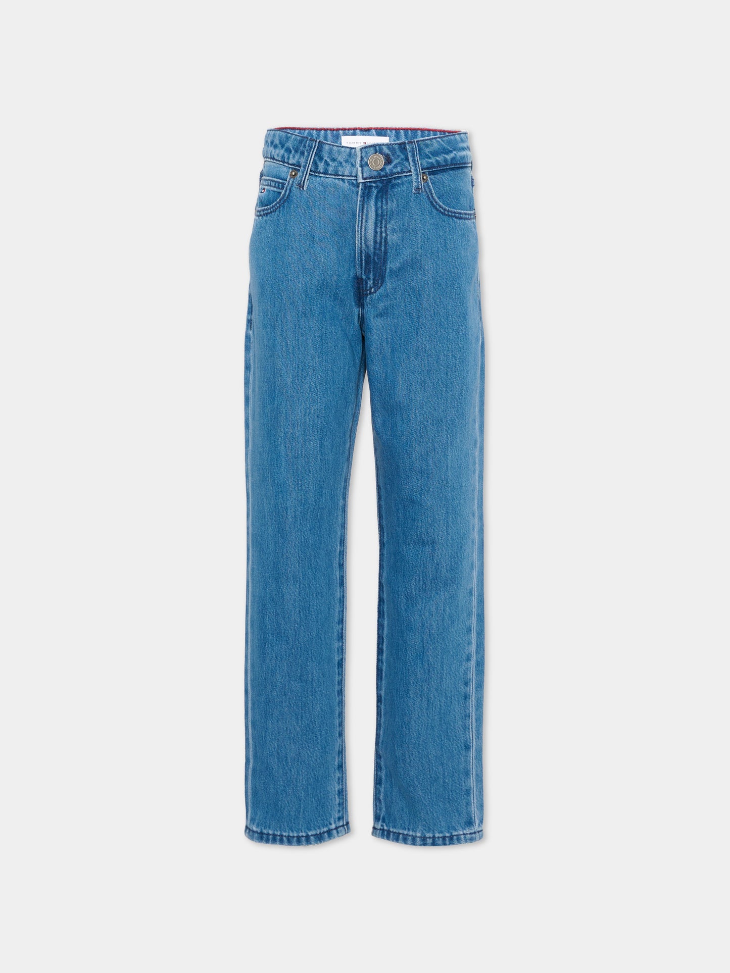 Jeans denim per bambino con logo,Tommy Hilfiger Junior,KB0KB10467 1A4