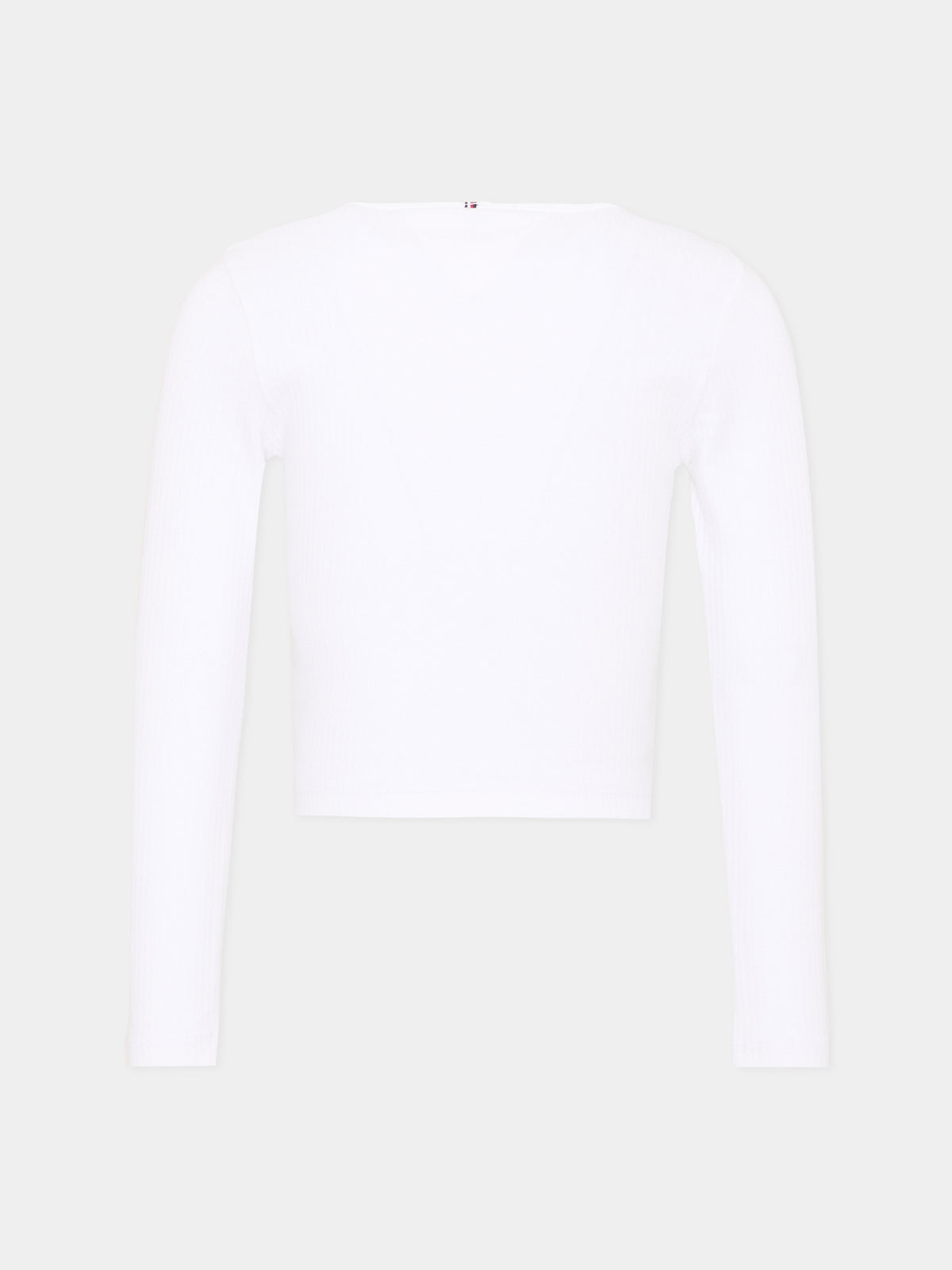 T-shirt bianca per bambina con logo,Tommy Hilfiger Junior,KG0KG09065 YBR