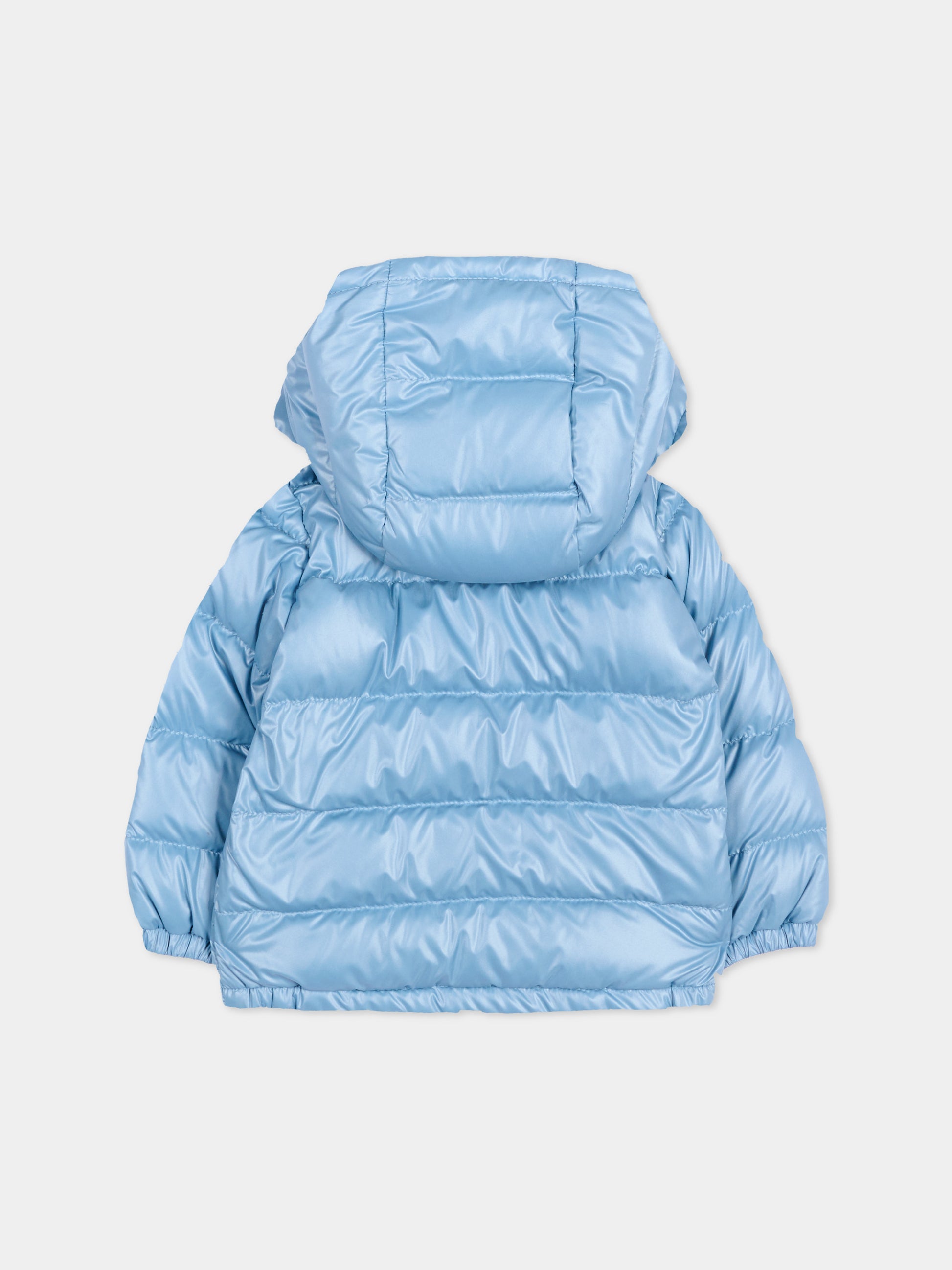 Piumino celeste Icarus per neonato,Moncler Kids,L2951 1A00007 597YX 71G