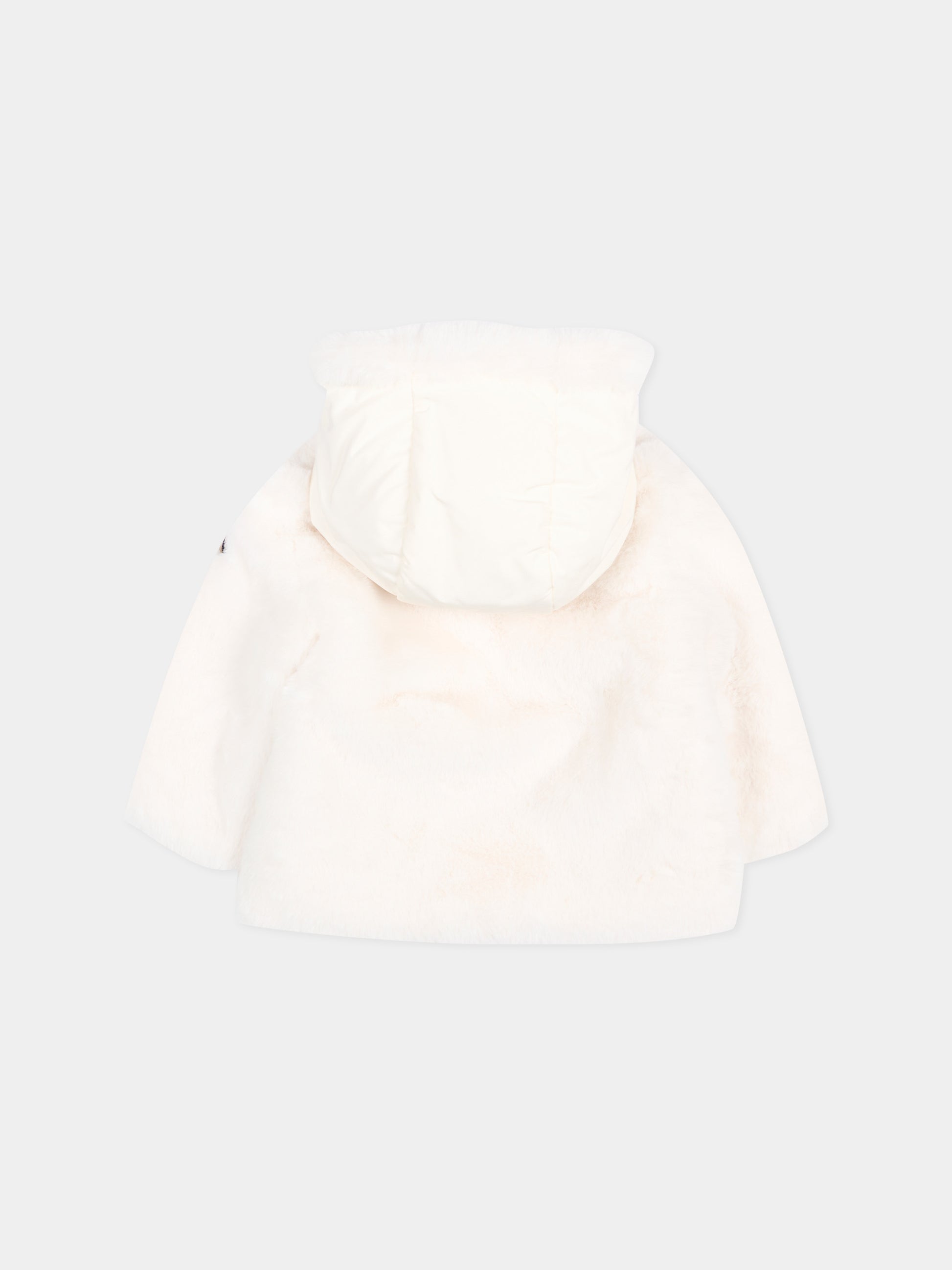 Piumino bianco Viona per neonata con logo,Moncler Kids,L2951 1A00030 54AQY 034