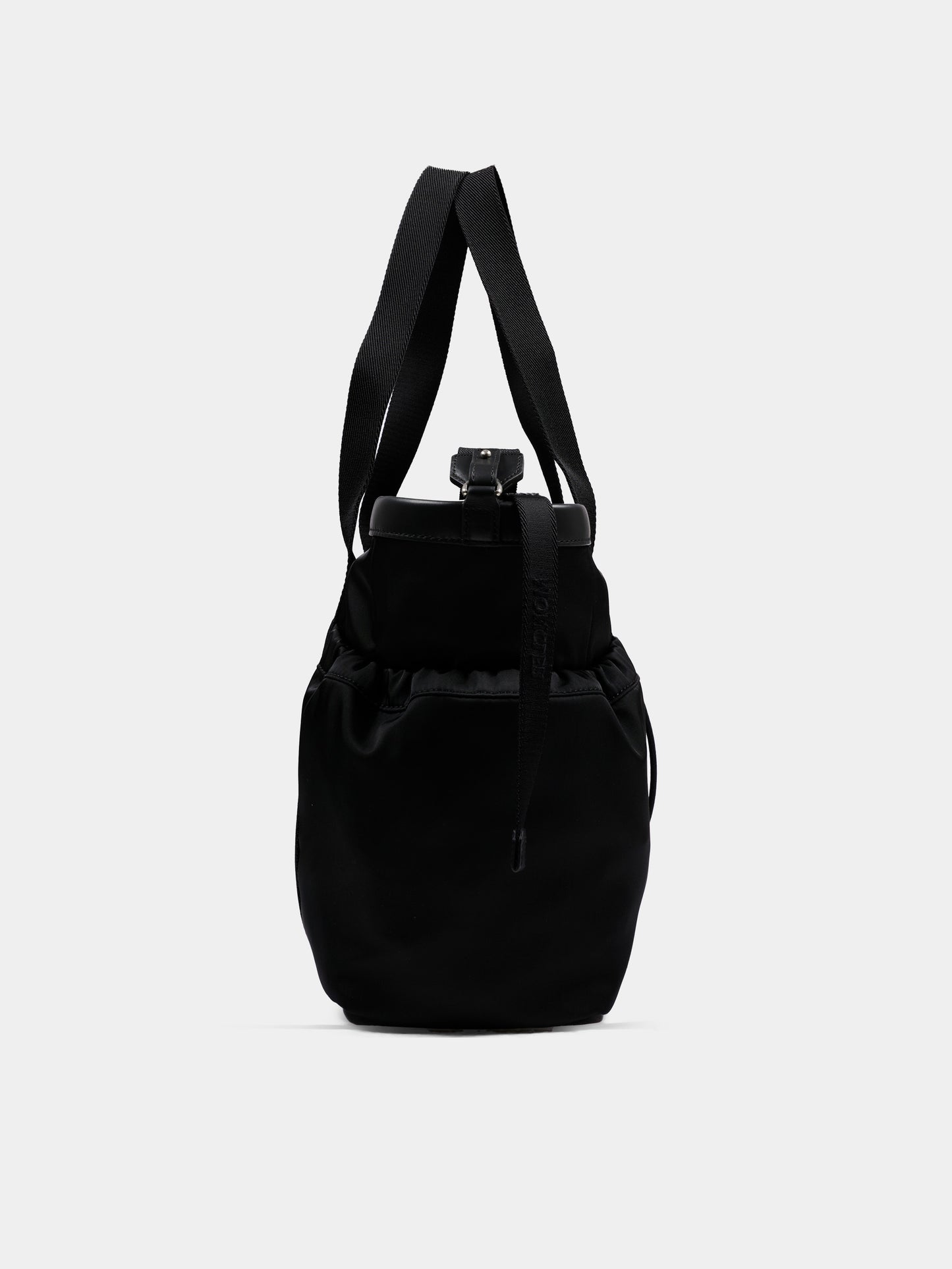 Borsa mamma nera per neonati con logo,Moncler Kids,L2951 5D00001 N0211 999
