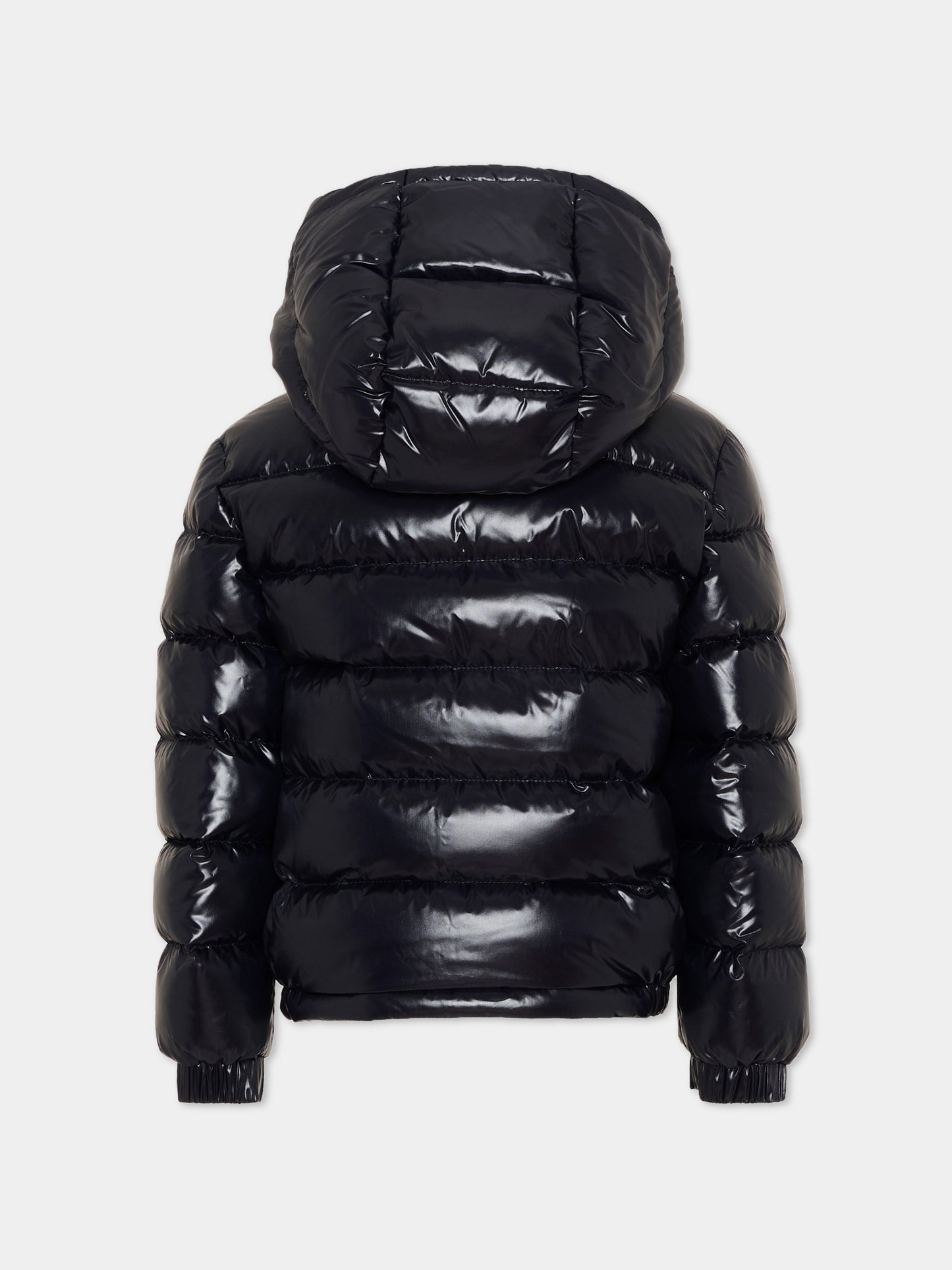 Piumino blu New Aubert per bambini con logo,Moncler Kids,L2954 1A00035 597Z8 742