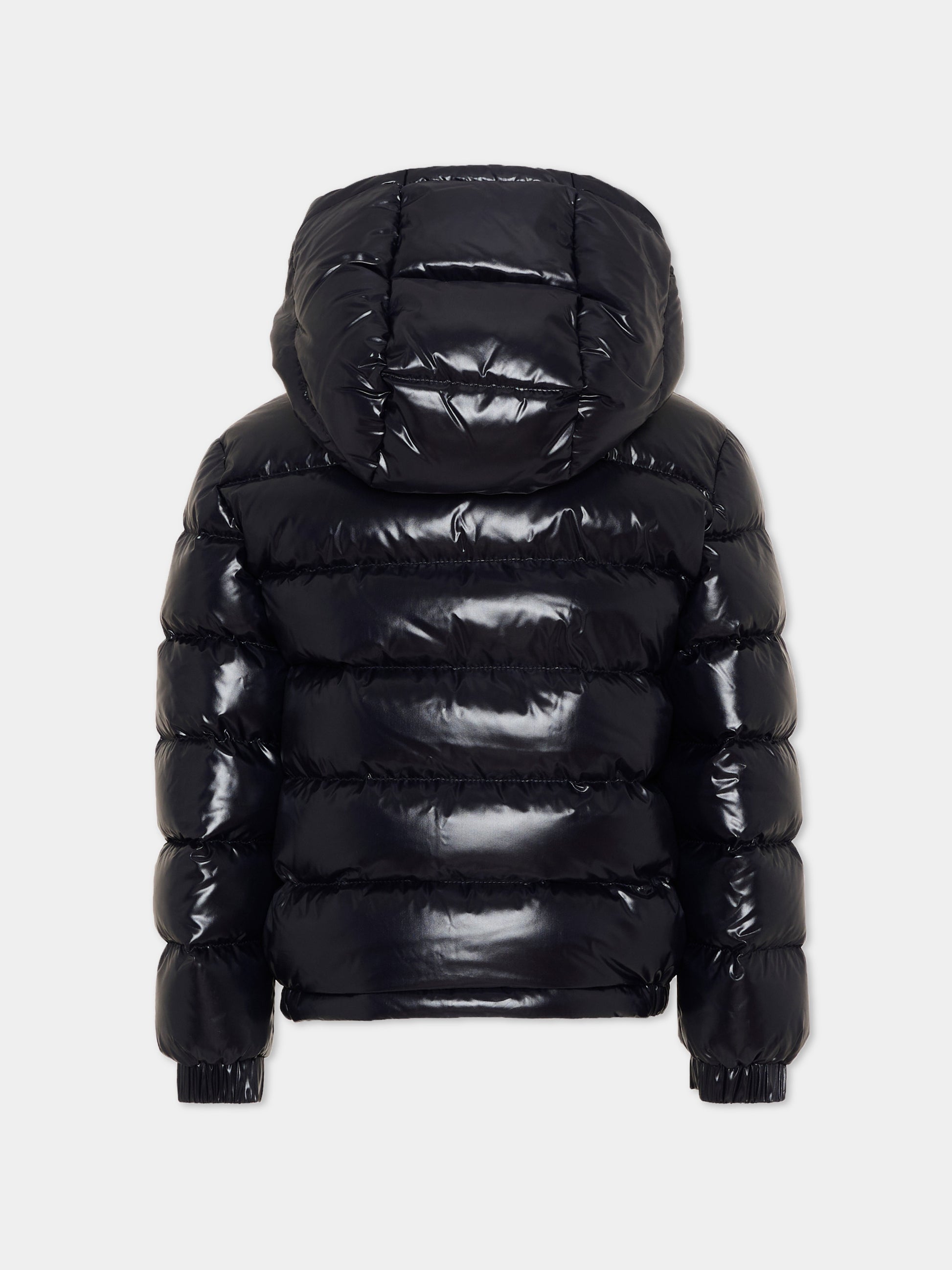 Piumino blu New Aubert per bambini con logo,Moncler Kids,L2954 1A00035 597Z8 742