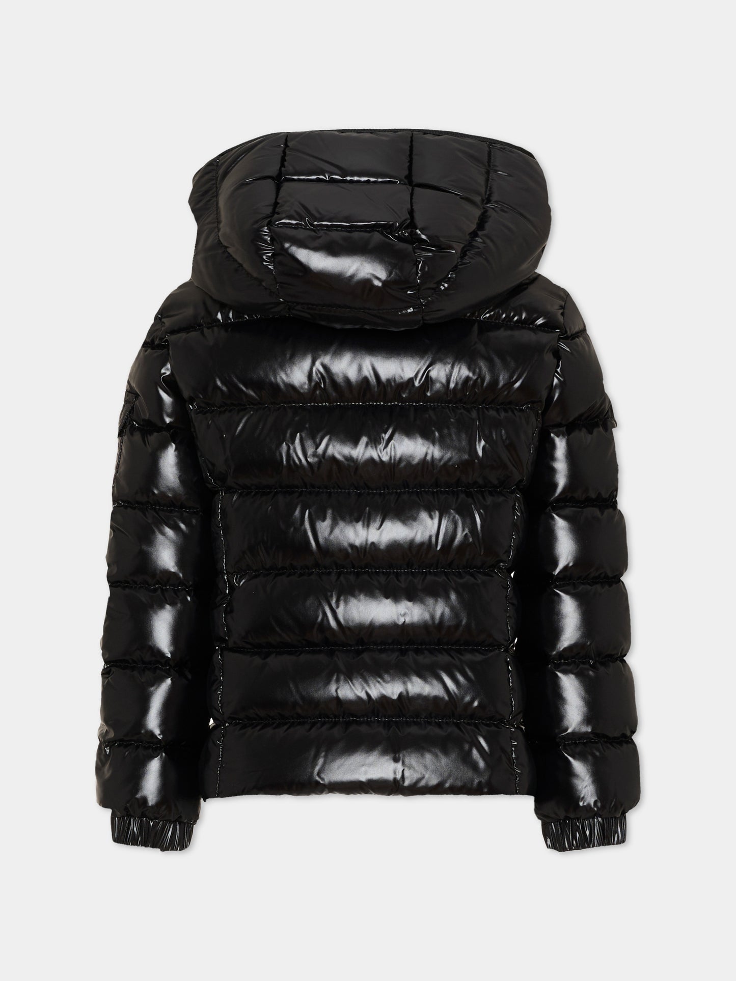 Piumino nero Bady per bambina,Moncler Kids,L2954 1A52710 68950 999