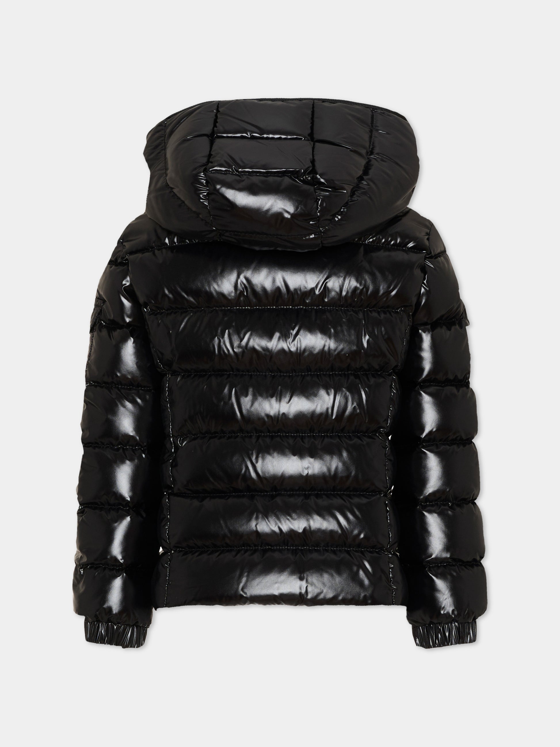 Piumino nero Bady per bambina,Moncler Kids,L2954 1A52710 68950 999
