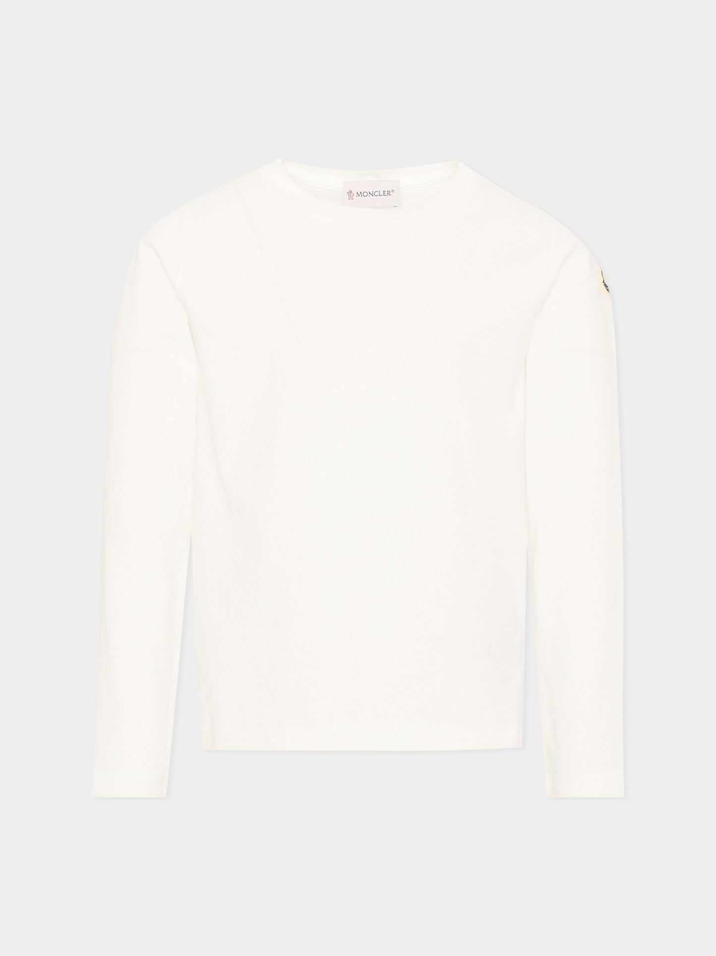 T-Shirt rosa per bambina con logo,Moncler Kids,L2954 8P00001 83907 F05