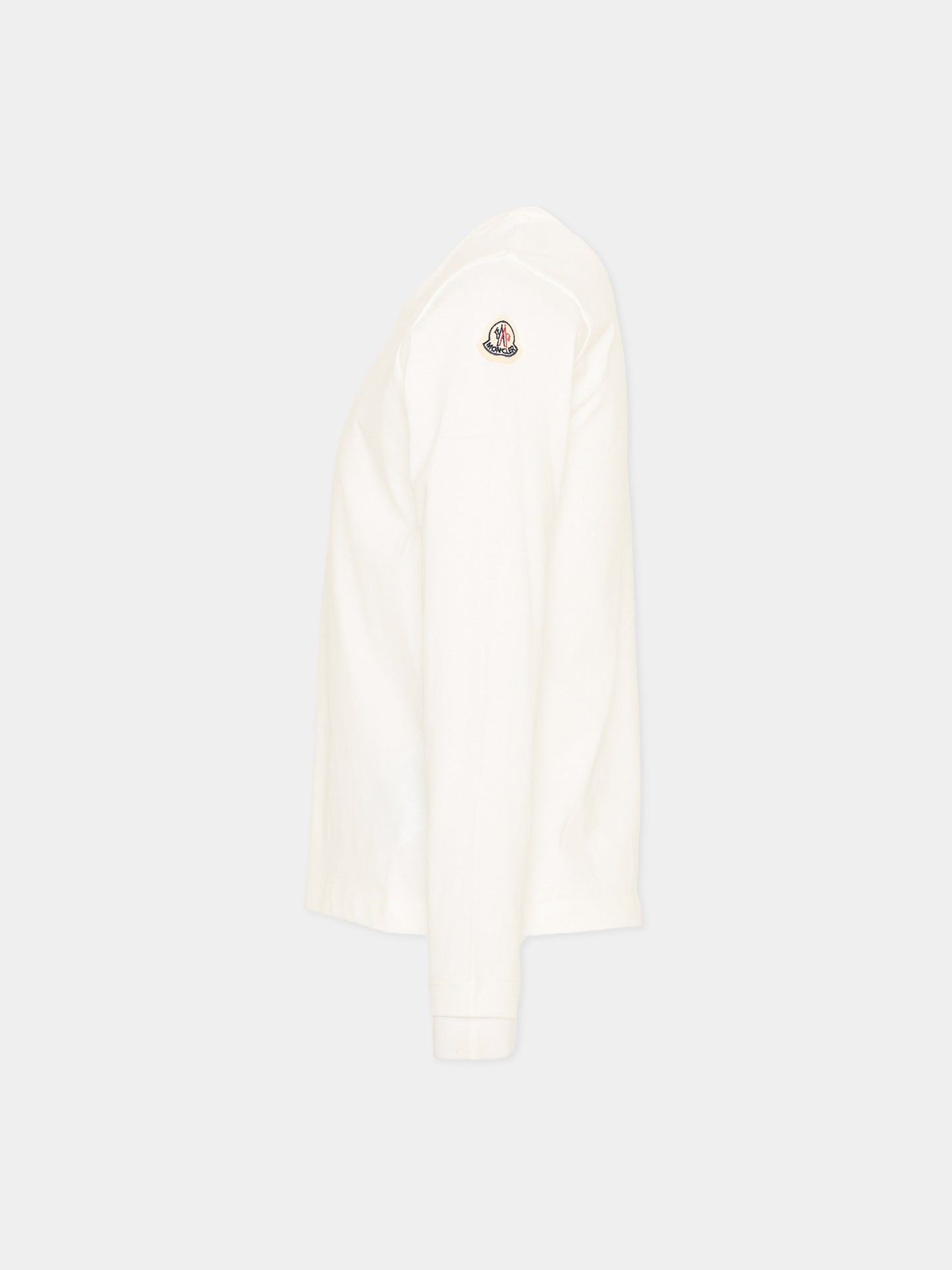 T-Shirt rosa per bambina con logo,Moncler Kids,L2954 8P00001 83907 F05