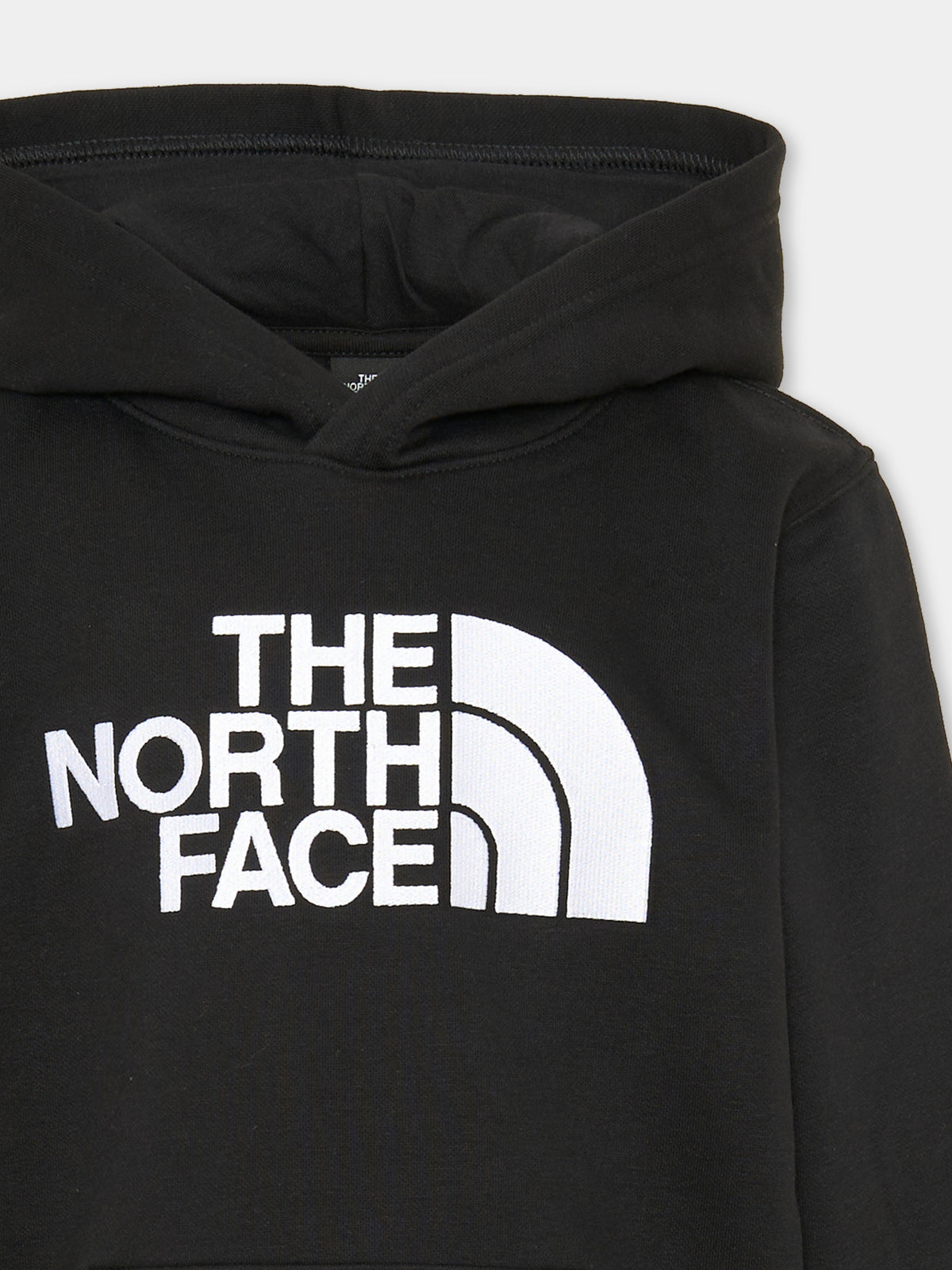 Felpa con cappuccio nera con logo per bambino,The North Face Kids,NF0A8H3YJK31