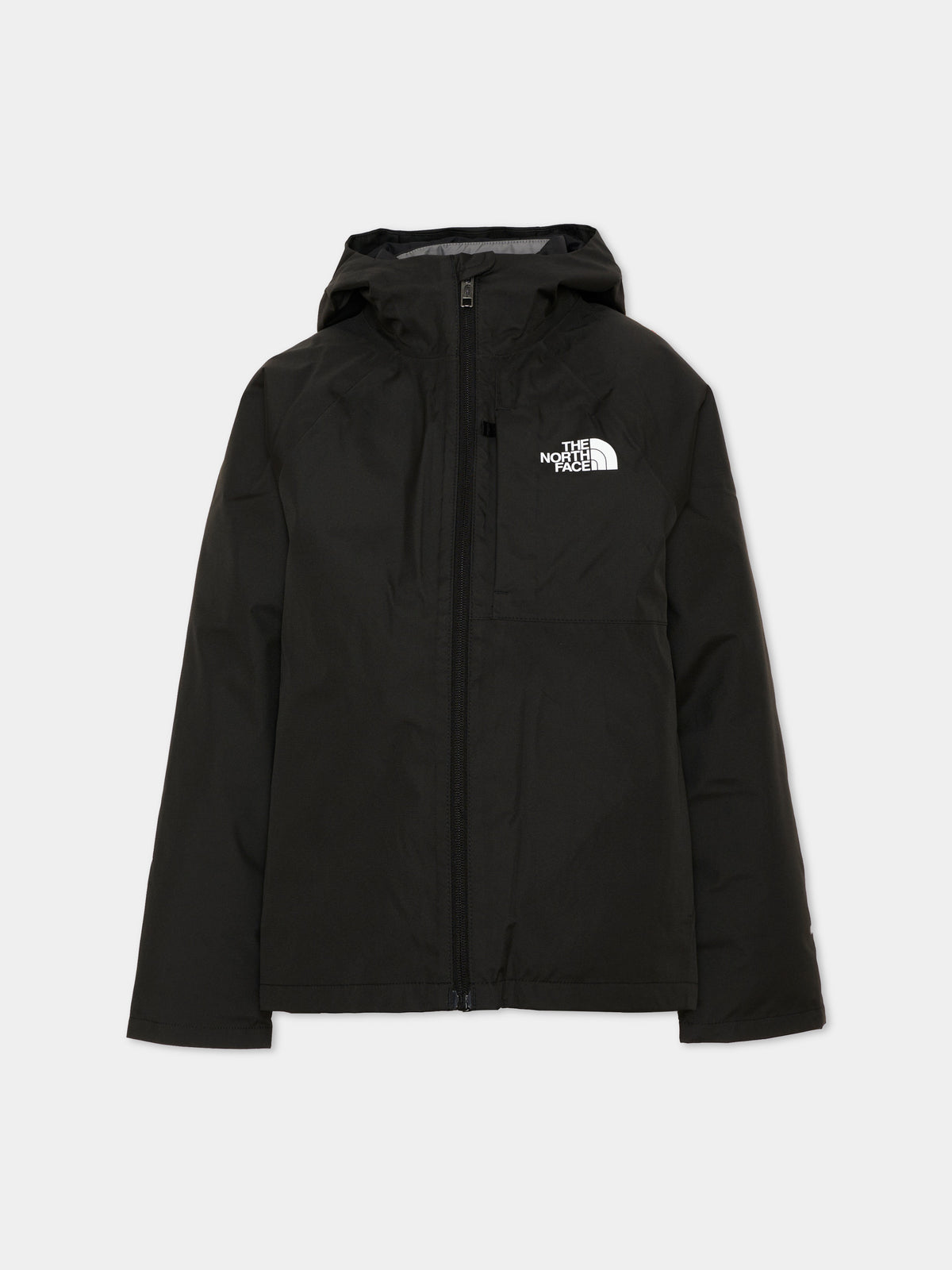 Piumini nero per bambini con logo
