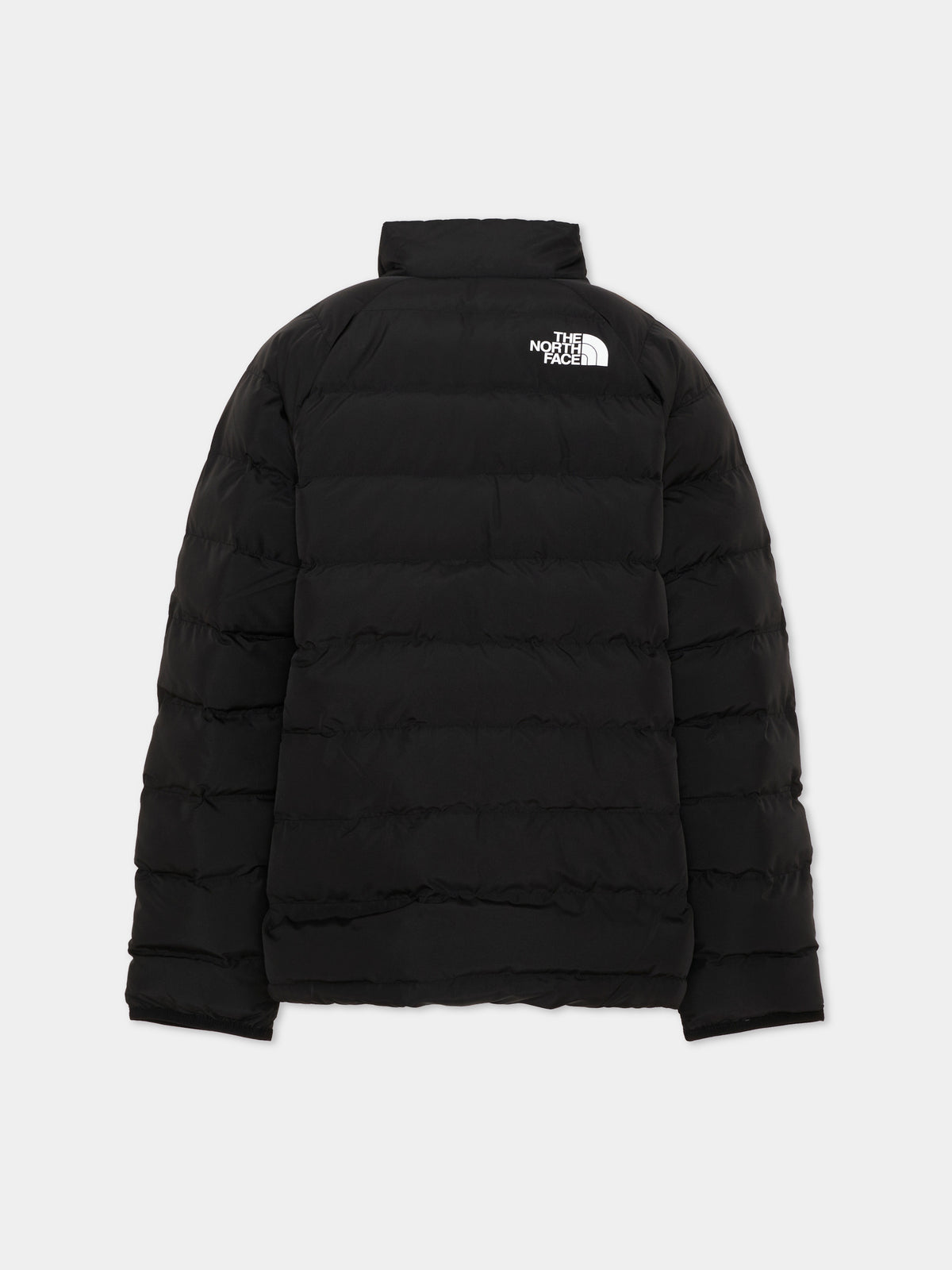 Piumini nero per bambini con logo