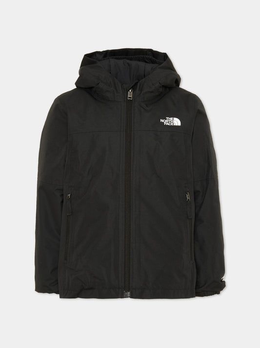 Piumino nero per bambino con cappuccio,The North Face Kids,NF0A8H4ZJK31