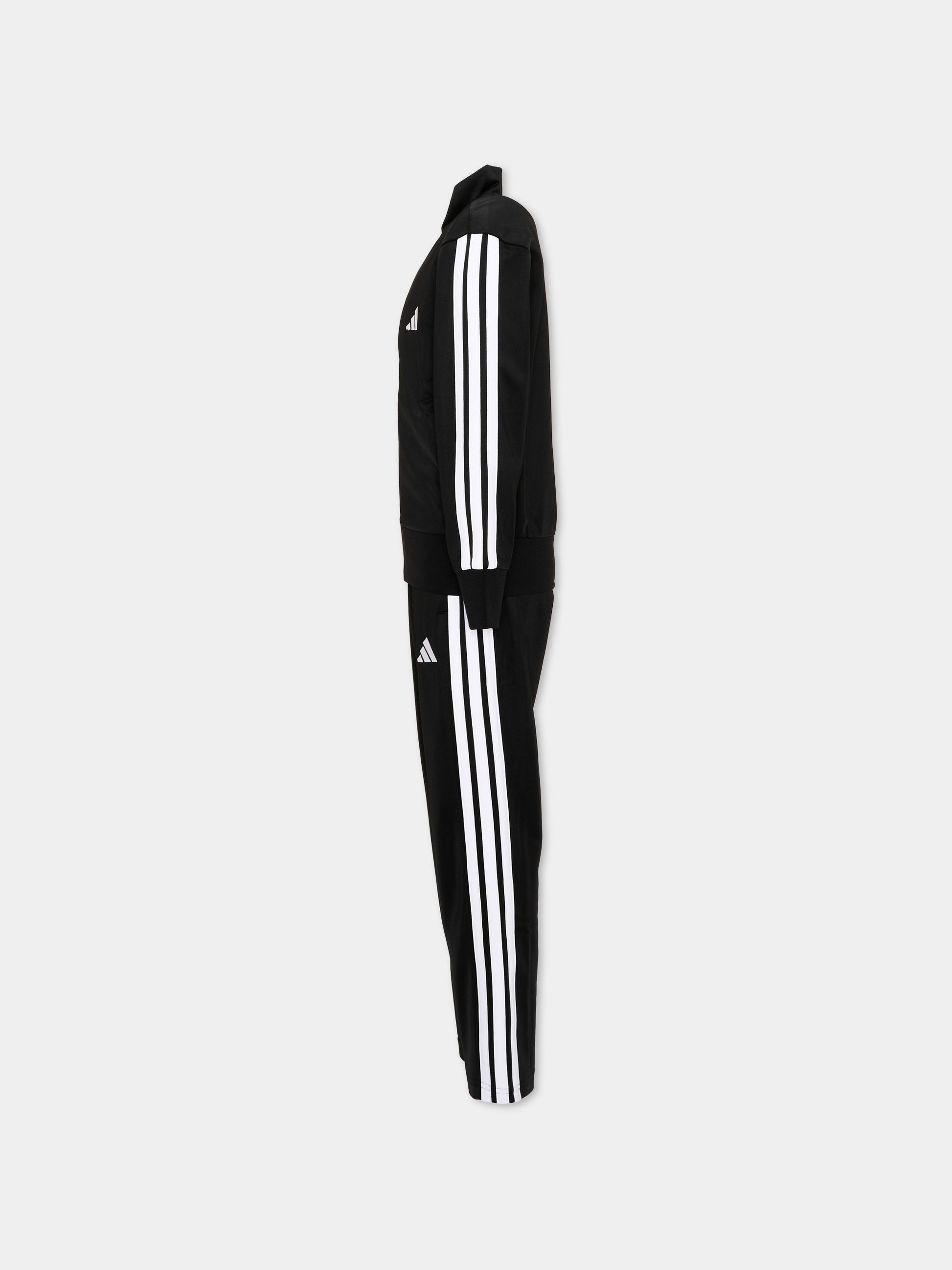 Completo sportivo lungo nero per neonato,Adidas,JD6502