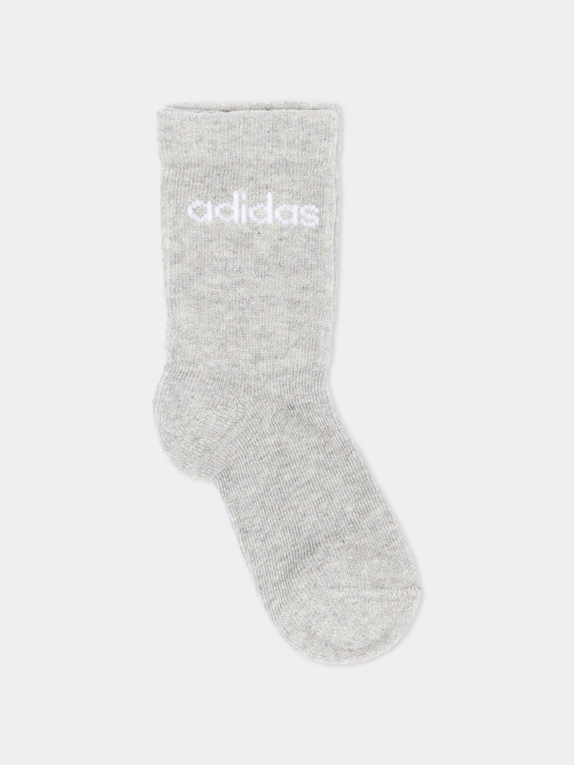Calze Spugna multicolor con logo per bambini,Adidas,KE7085