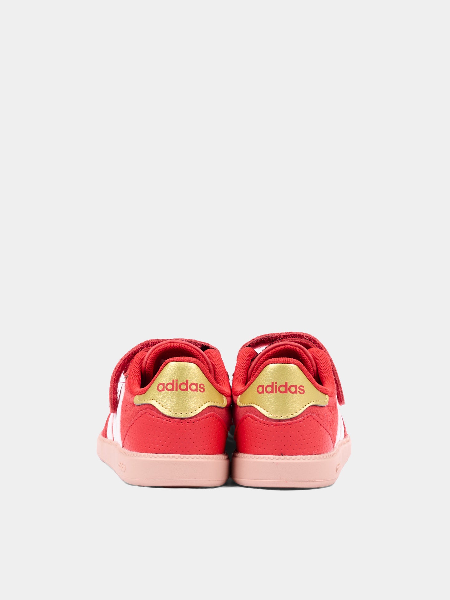 Sneakers rosse per bambini con velcro,Adidas,KJ4443