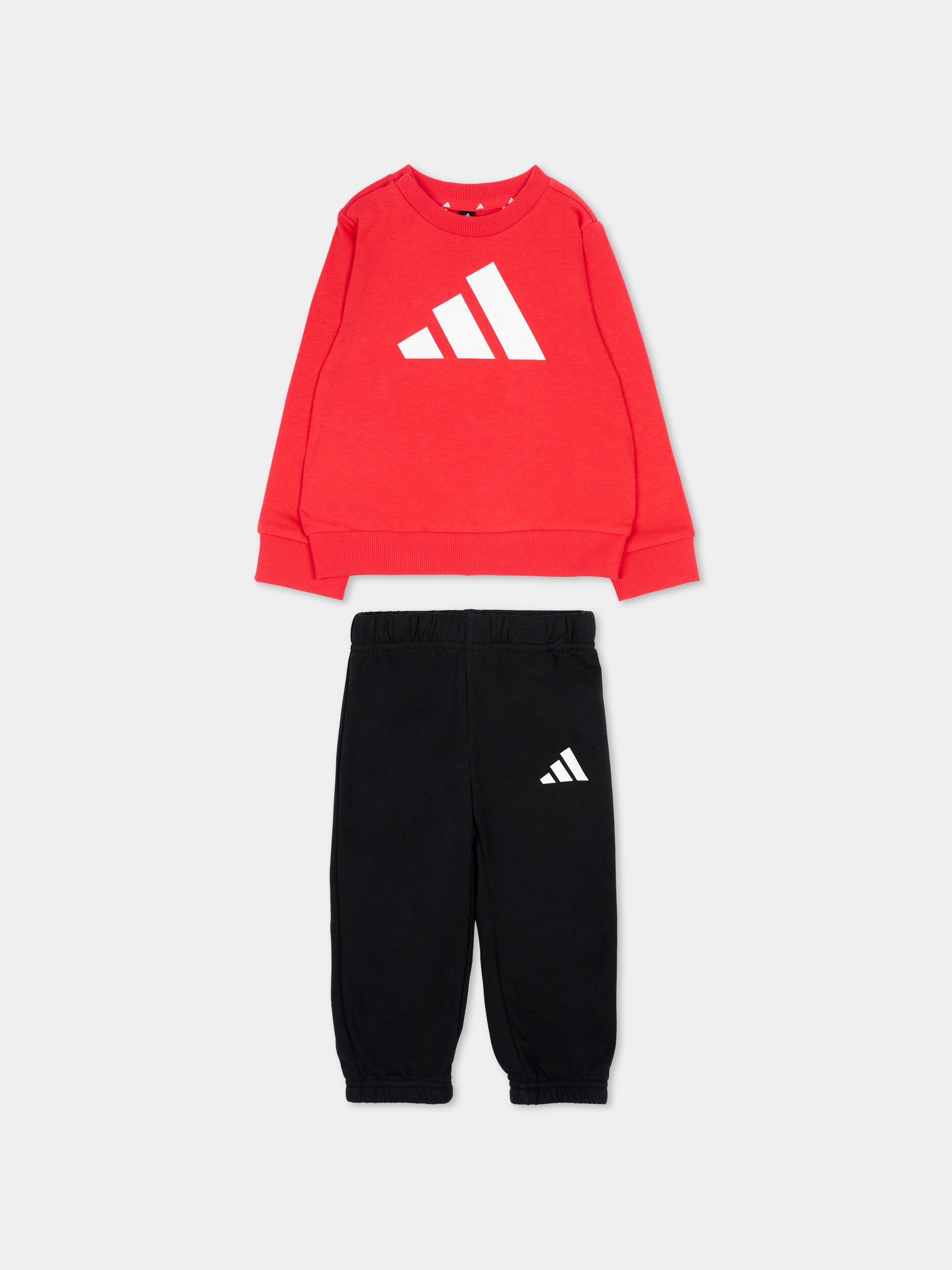 Completo sportivo multicolor per neonato con logo,Adidas,KR6782
