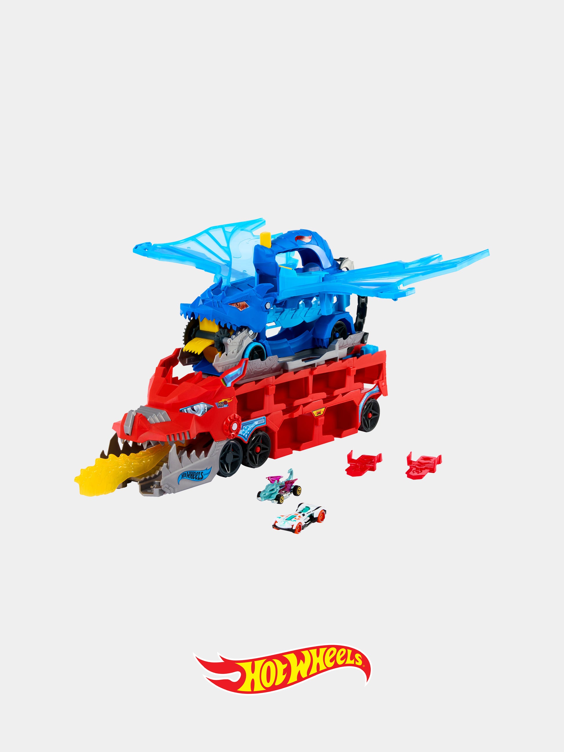 City Ultimate Dragon Hauler per bambino,Hot Wheels,JBM72